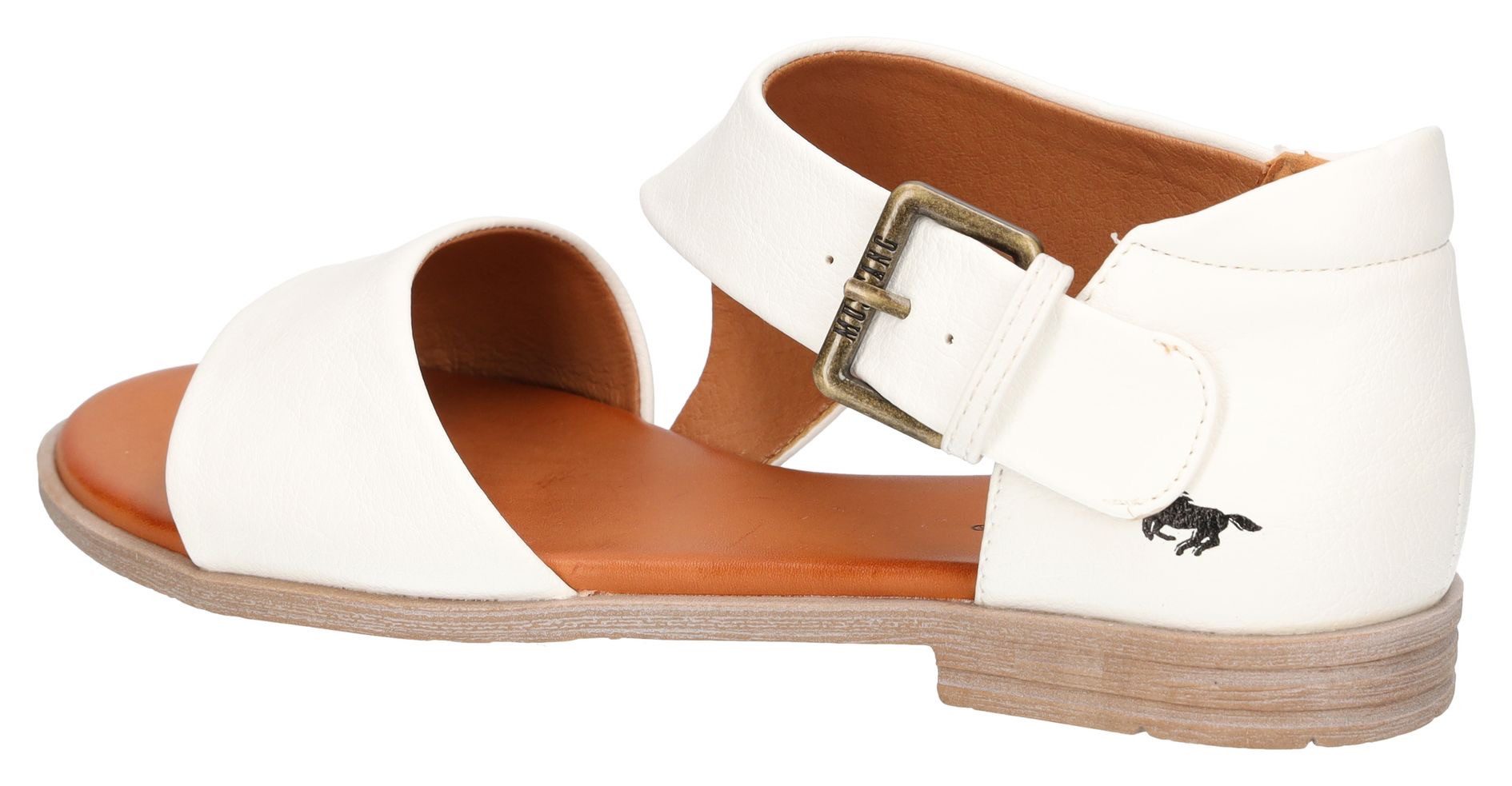 Mustang Shoes Sandalen , zomerschoen, sandaal, riemchensandaal in asymmetrische look
