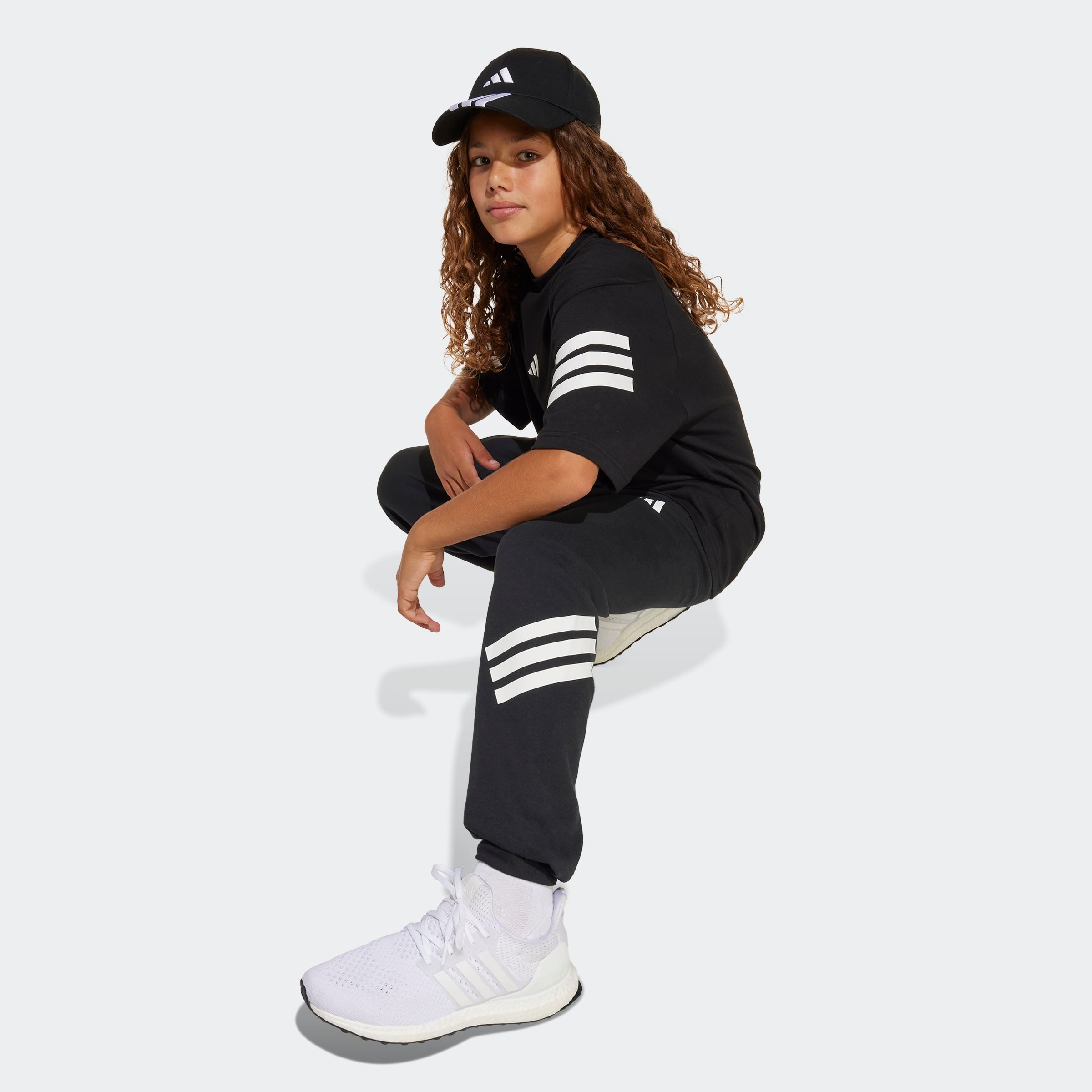 adidas Sportswear Sportbroek J FI 3S WIDE PT (1-delig)