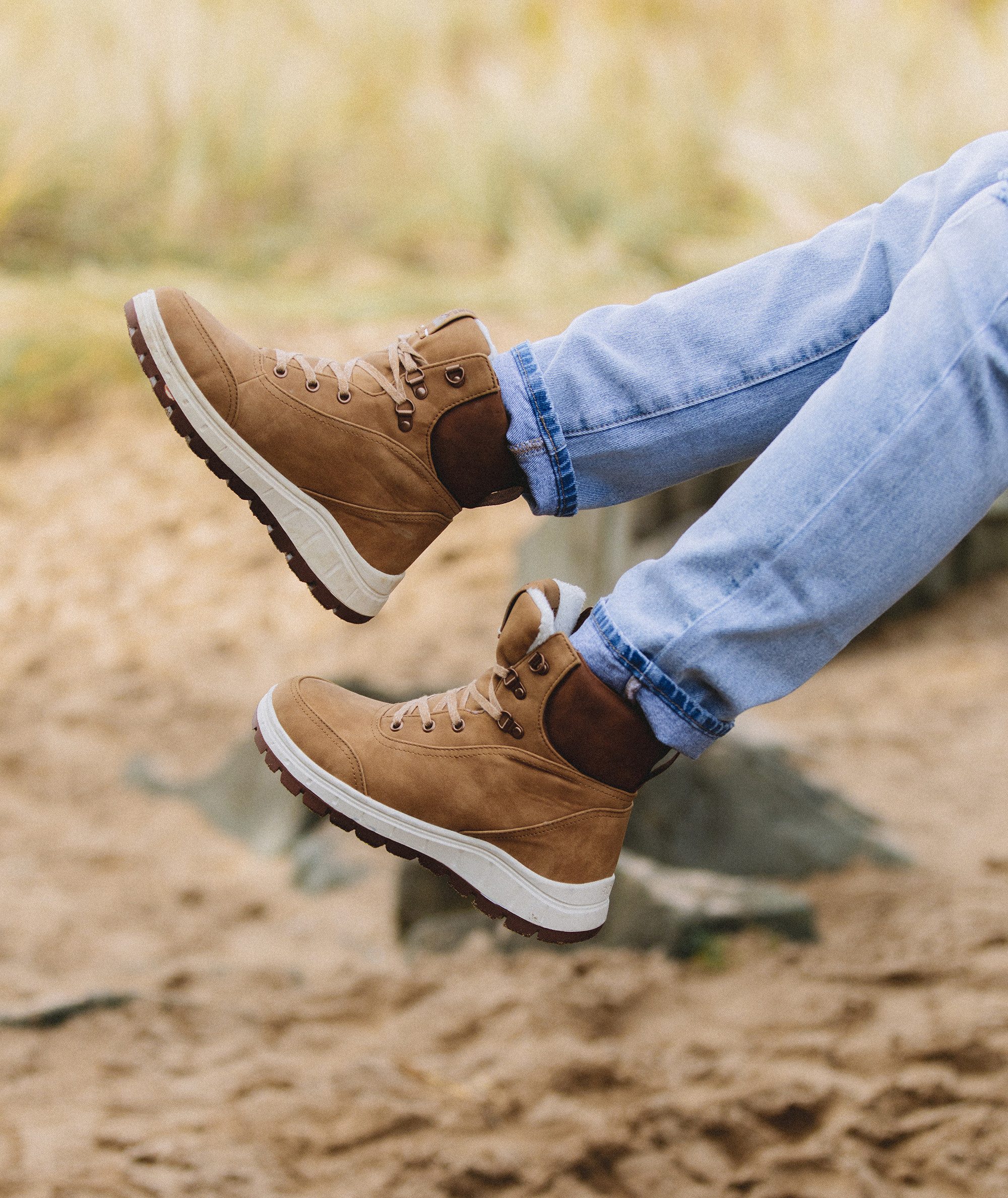 Roxy Hoge veterschoenen KARMEL Winterlaarzen, veterschoenen, winterschoenen, gevoerd