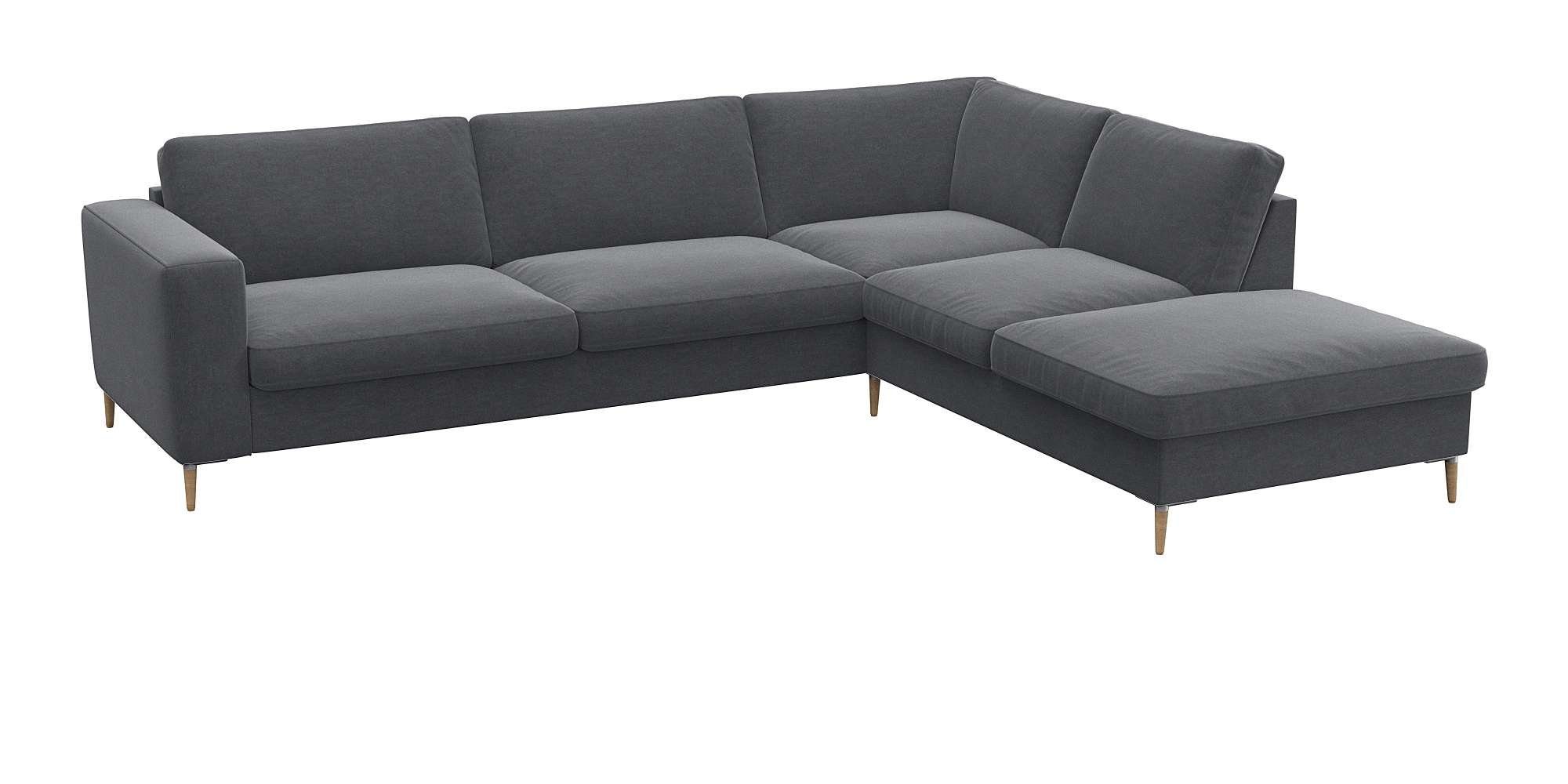 FLEXLUX Hoekbank Fiore, zitconstructie met hoogwaardig koudschuim voor meer zitcomfort