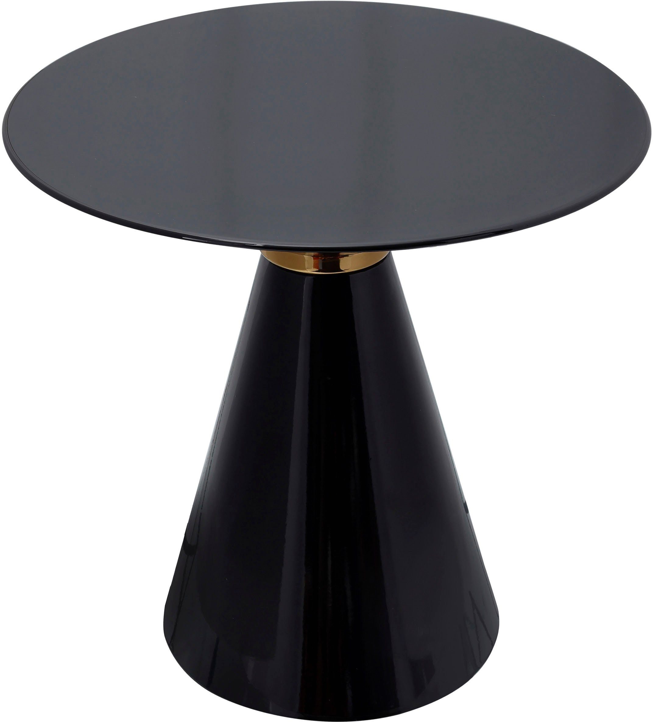 Kayoom Bijzettafel Art Deco 325, bijzettafel van metaal, functioneel en stabiel (1 stuk) bijzettafels zwart