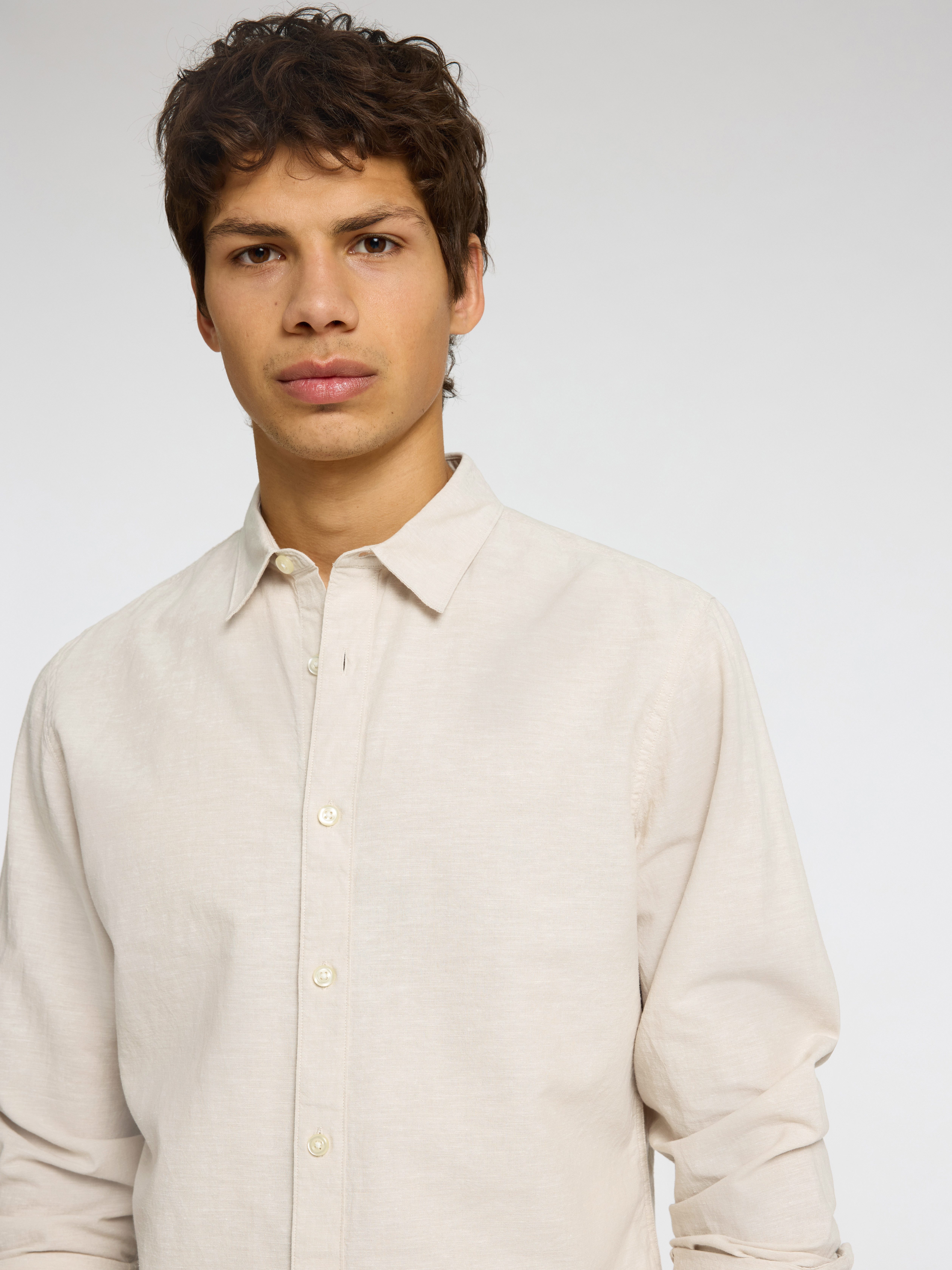 SELECTED HOMME Linnen overhemd NEW-LINEN SHIRT