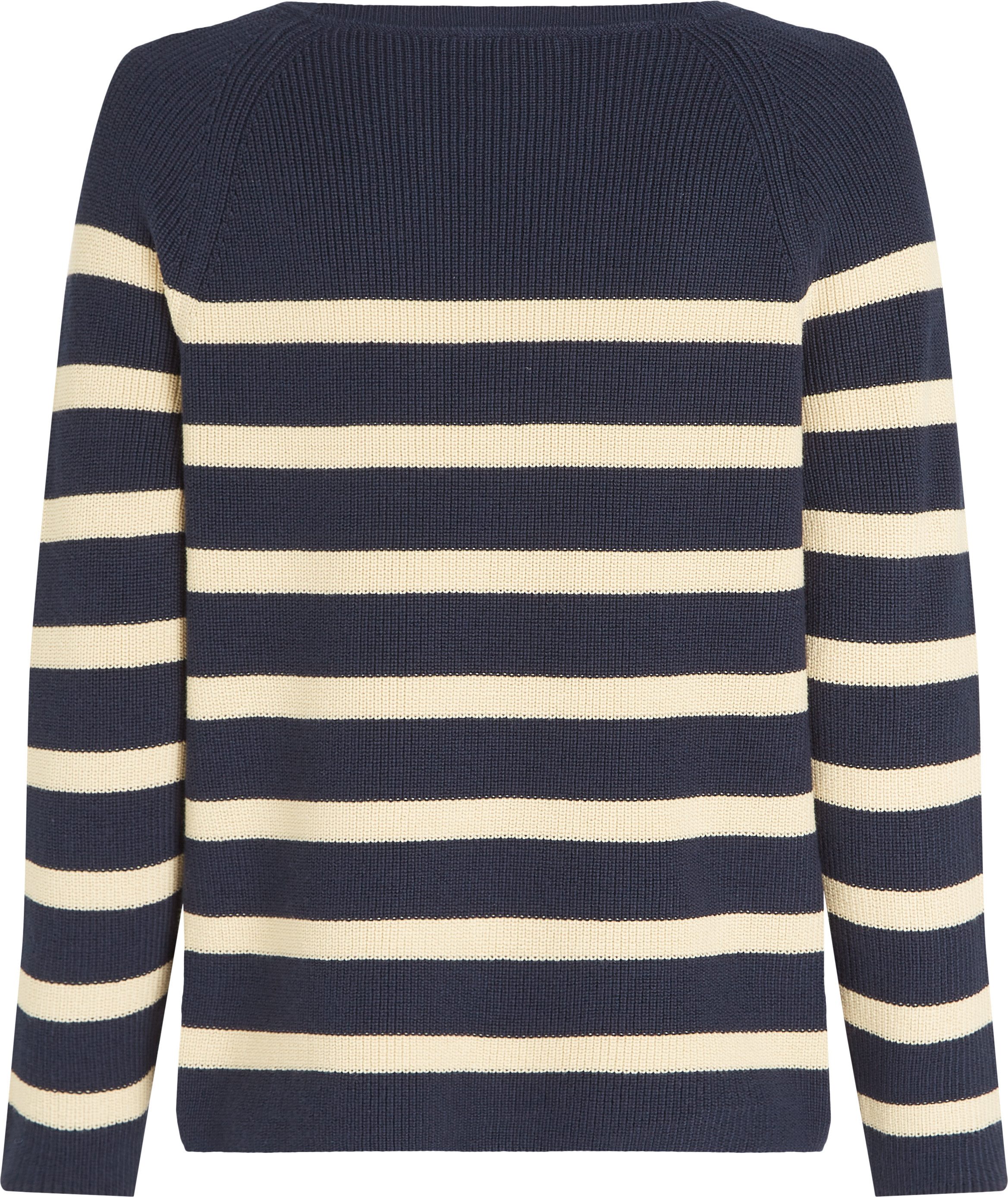 Tommy Hilfiger Gebreide trui CO CARDI FINE GG LS BOAT-NK SWT
