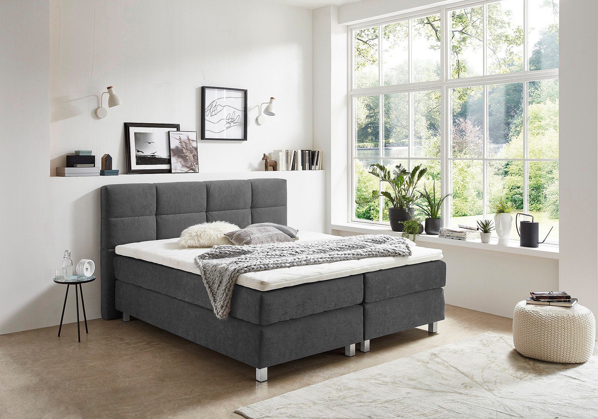 Westfalia Polsterbetten Boxspring naar keuze met topmatras van koudschuim