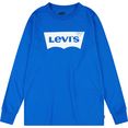 levi's kidswear shirt met lange mouwen l-s batwing tee for boys blauw