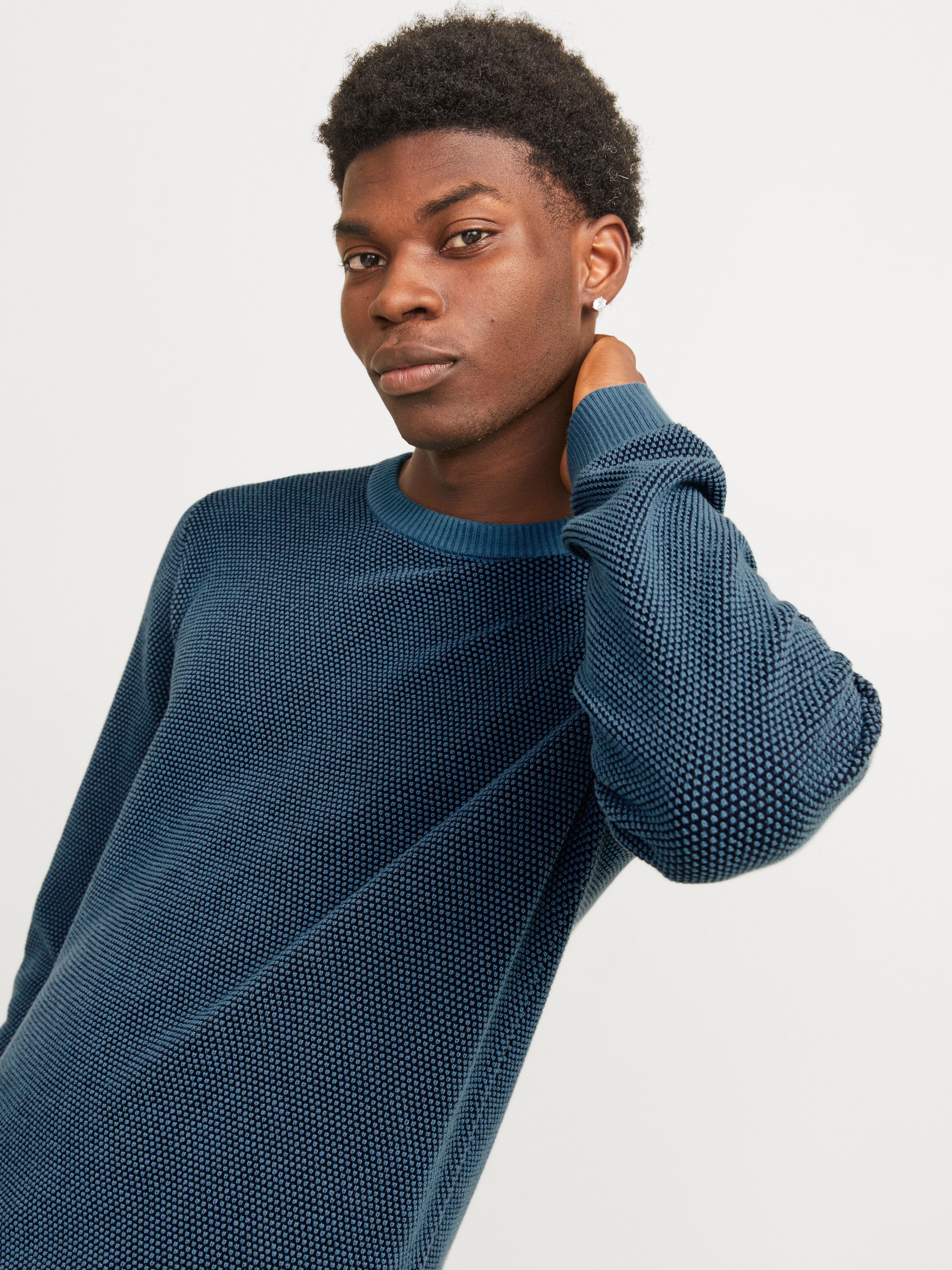 Jack & Jones Trui met ronde hals JJEGLOBE KNIT CREW NECK NOOS