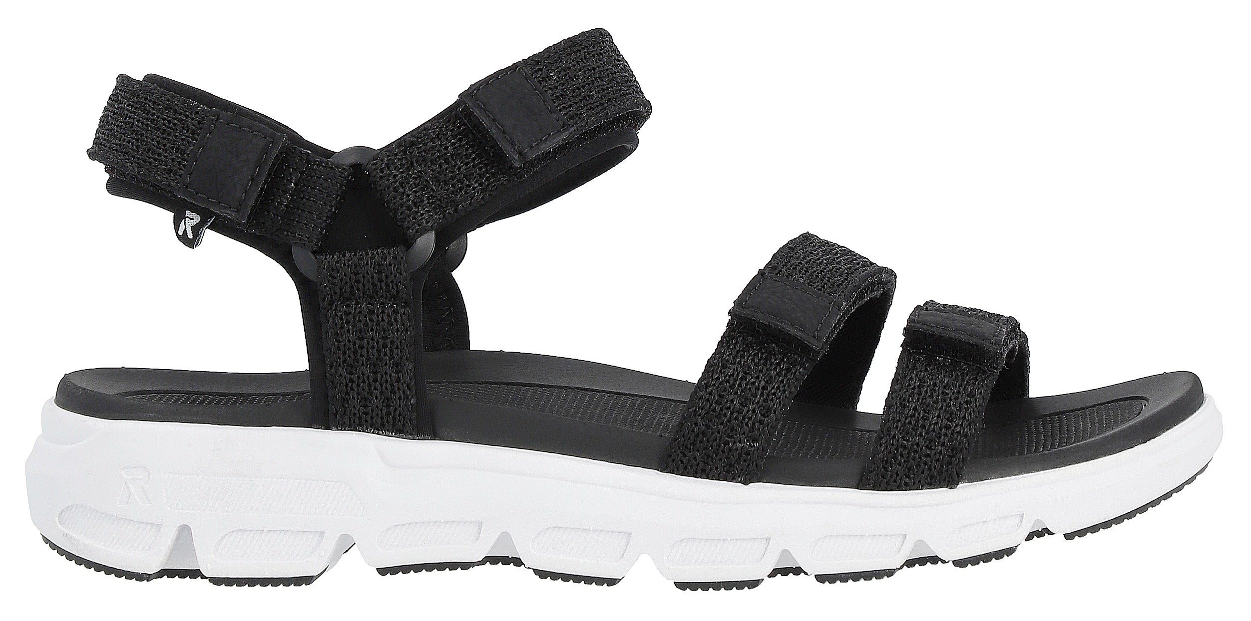 Rieker EVOLUTION Sandalen , zomerschoen, sandaal, sleehak, met klittenbandsluitingen, wasbaar