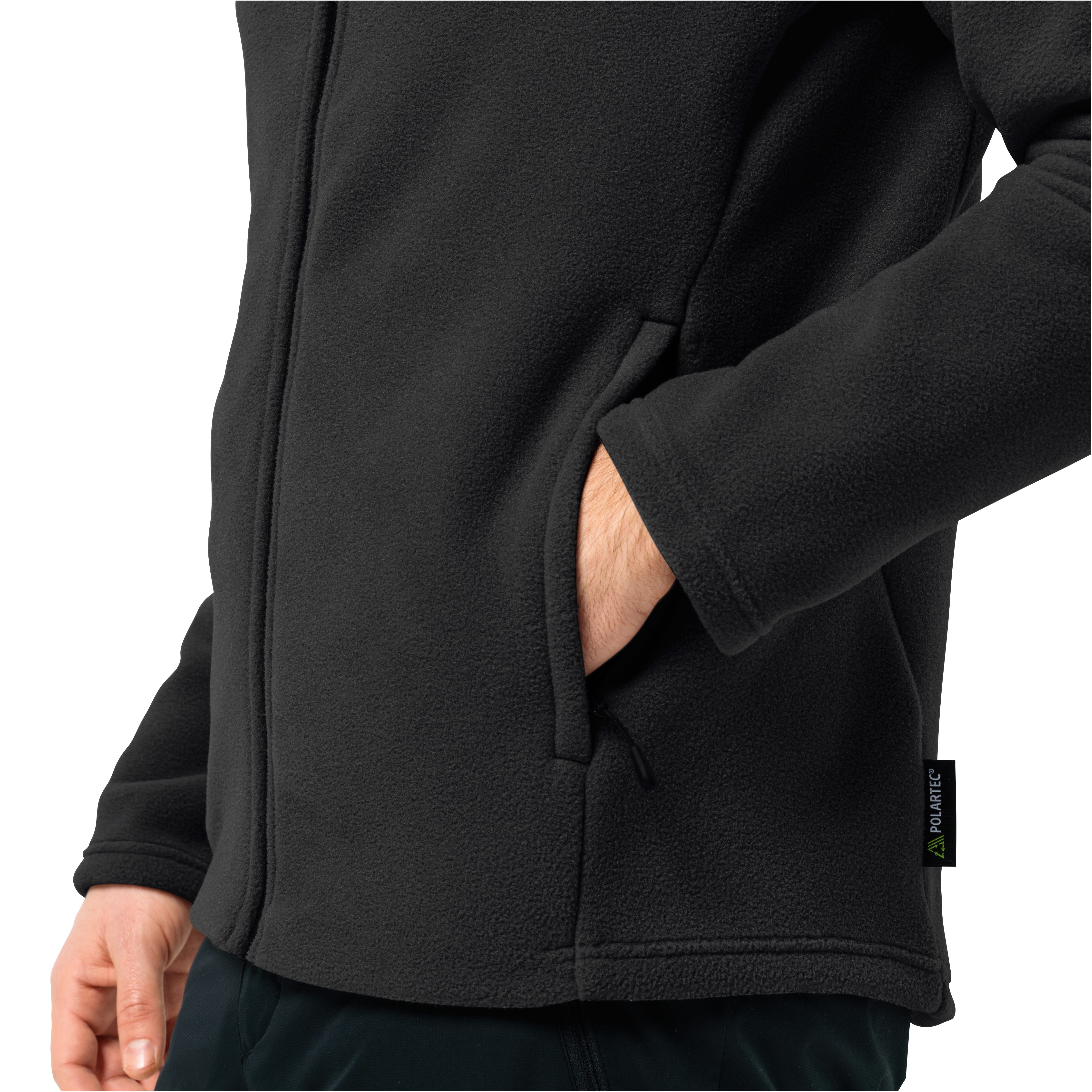 Jack Wolfskin Fleecejack WINTERSTEIN FZ M uit polartec 200, gedeeltelijk gerecycled