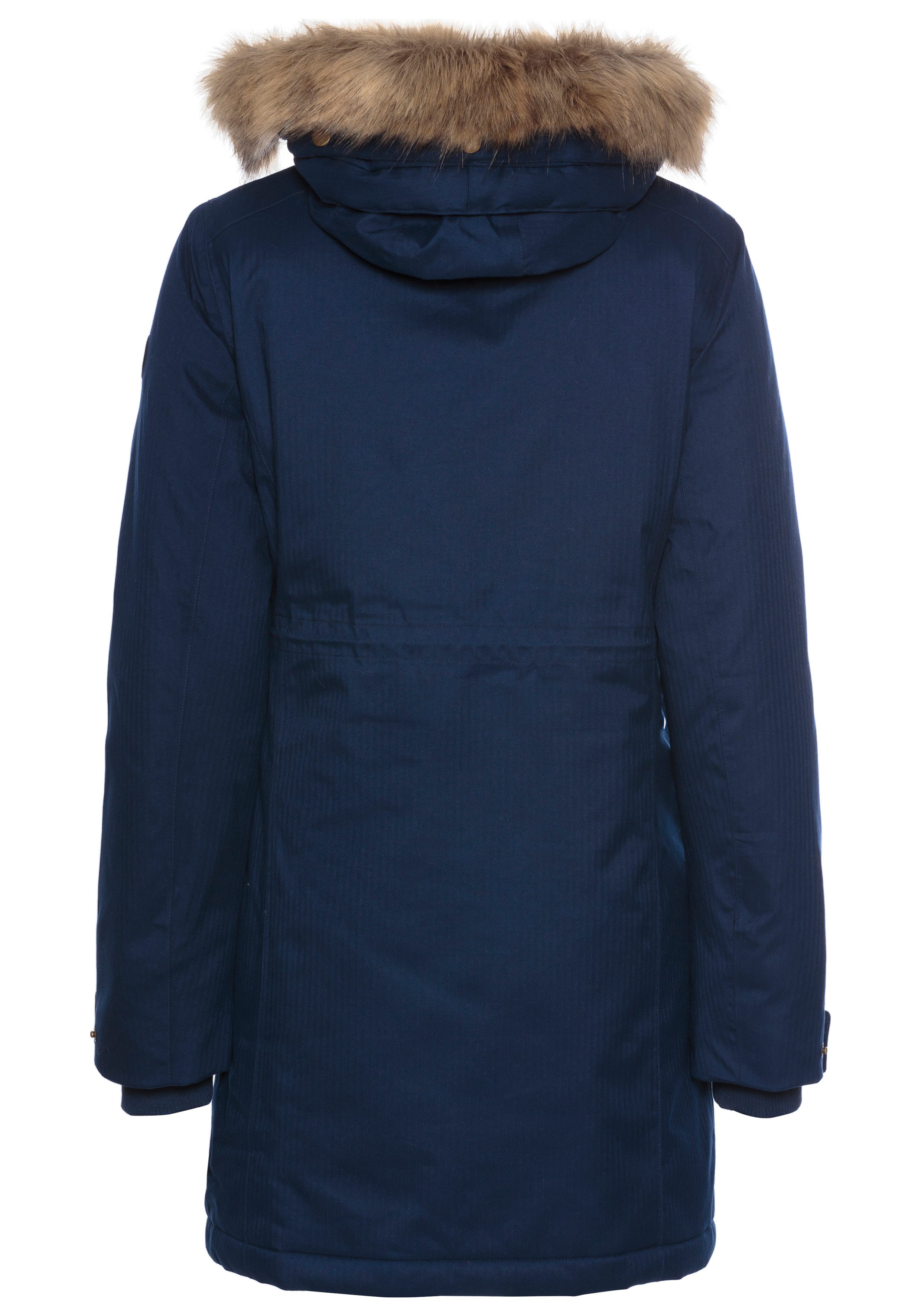 Polarino Functionele parka Ademend, winddicht en waterdicht. Warm gewatteerd.