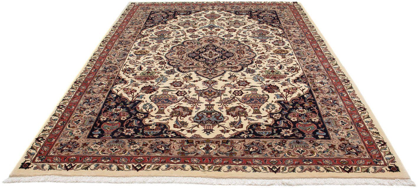 morgenland Wollen kleed Kasjmar medaillon beige 298 x 198 cm Uniek exemplaar met certificaat
