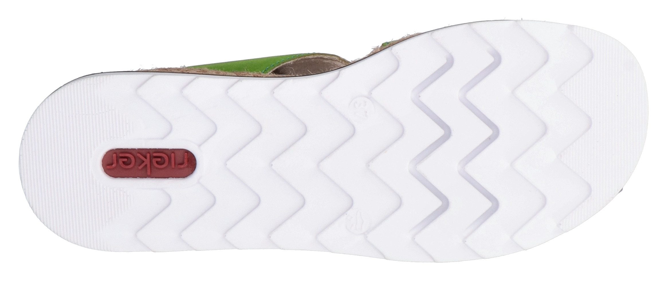 Rieker Slippers Zomerschoen, strandschoen, huisschoen met trendy sleehak