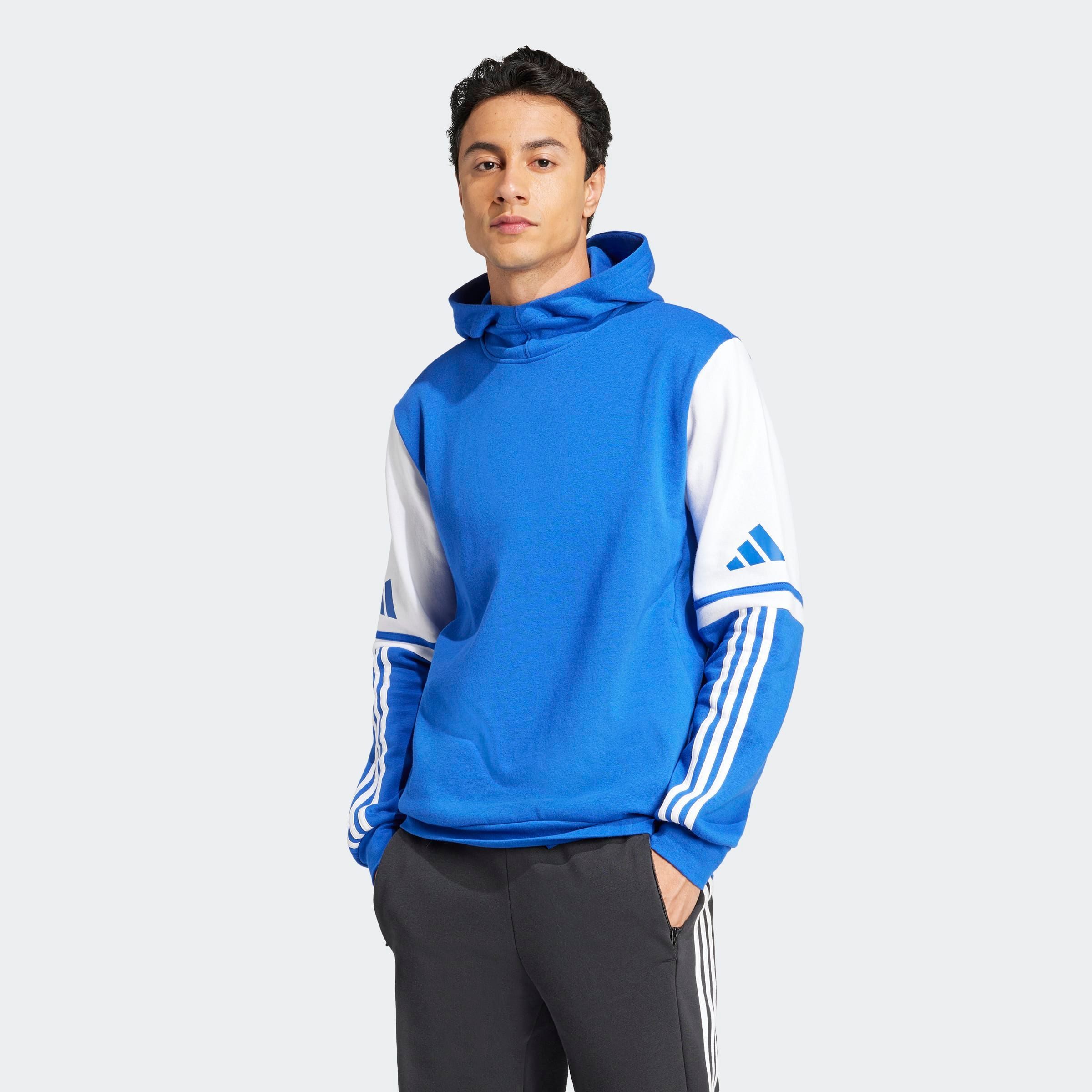 adidas Performance Hoodie SQ25 SW HOOD heren hoodies maat L blauw