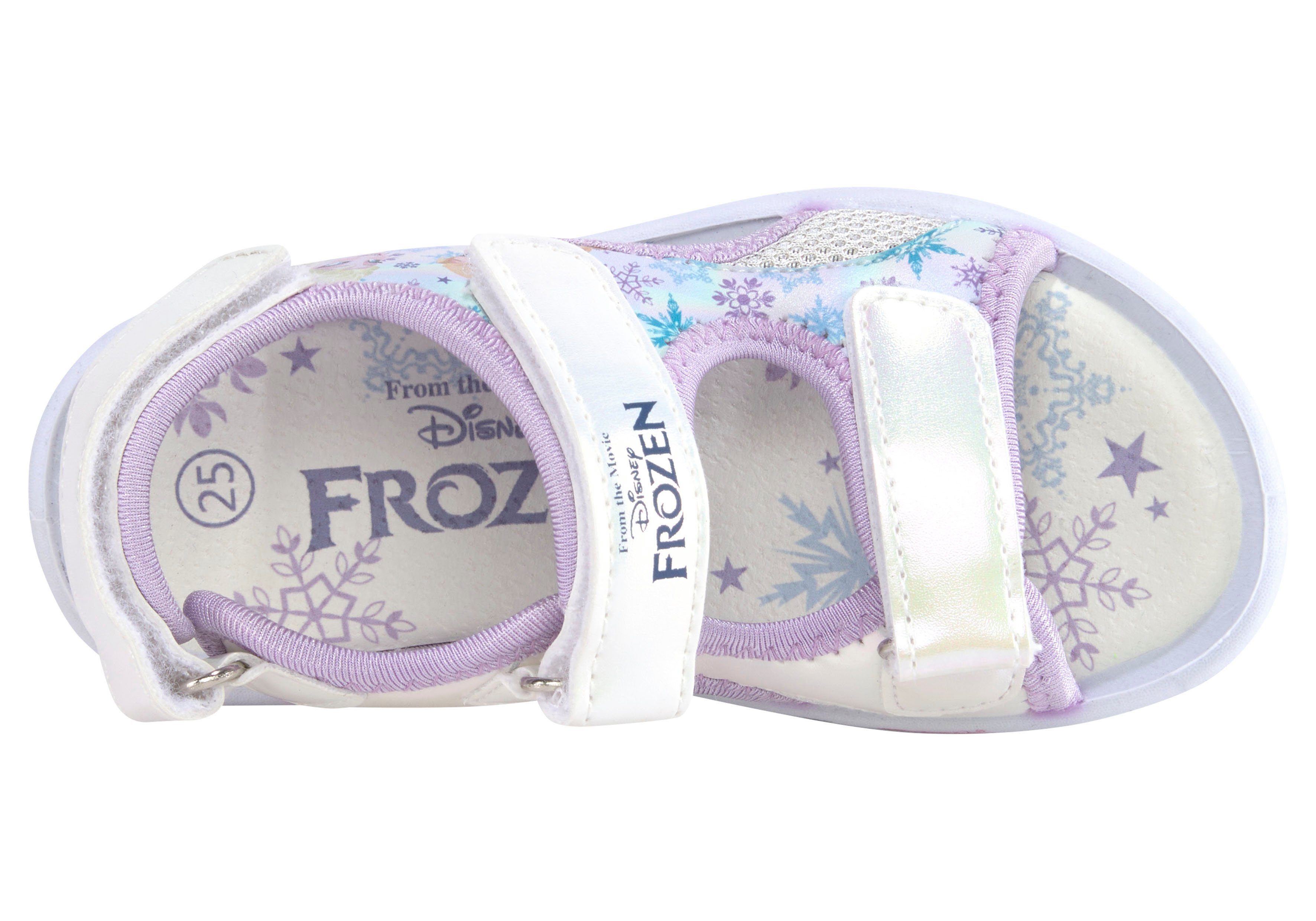 Disney Sandalen Frozen met coole knipperfunctie en klittenbandsluitingen