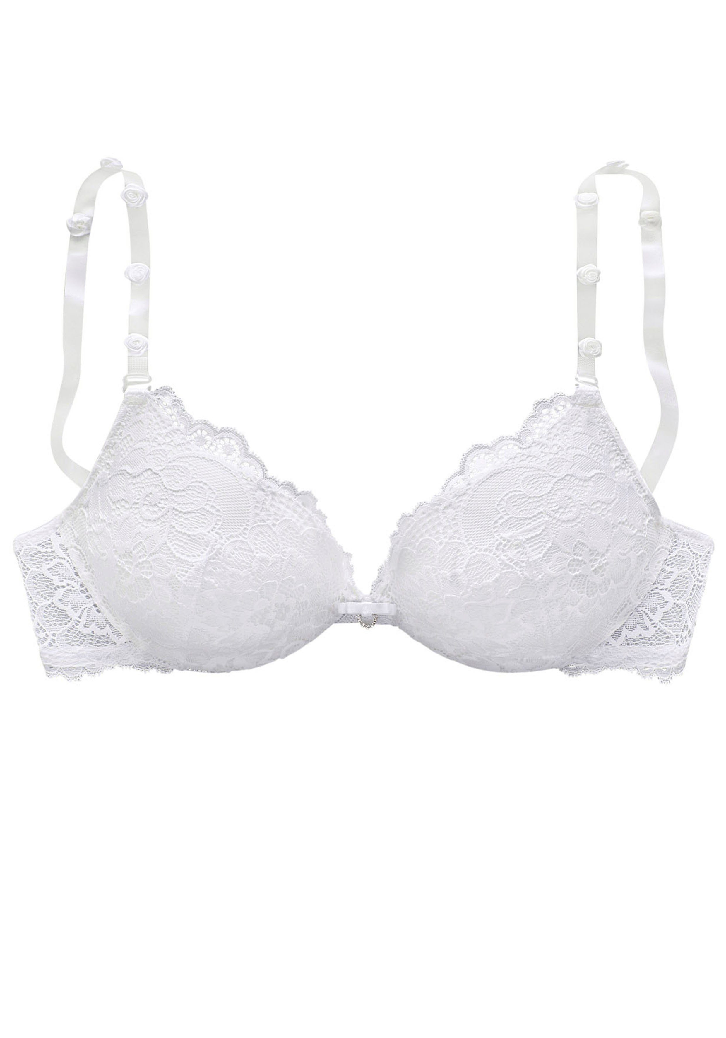 Vivance Push-up-bh met 3 extravagante bandjes om te verwisselen, sexy lingerie