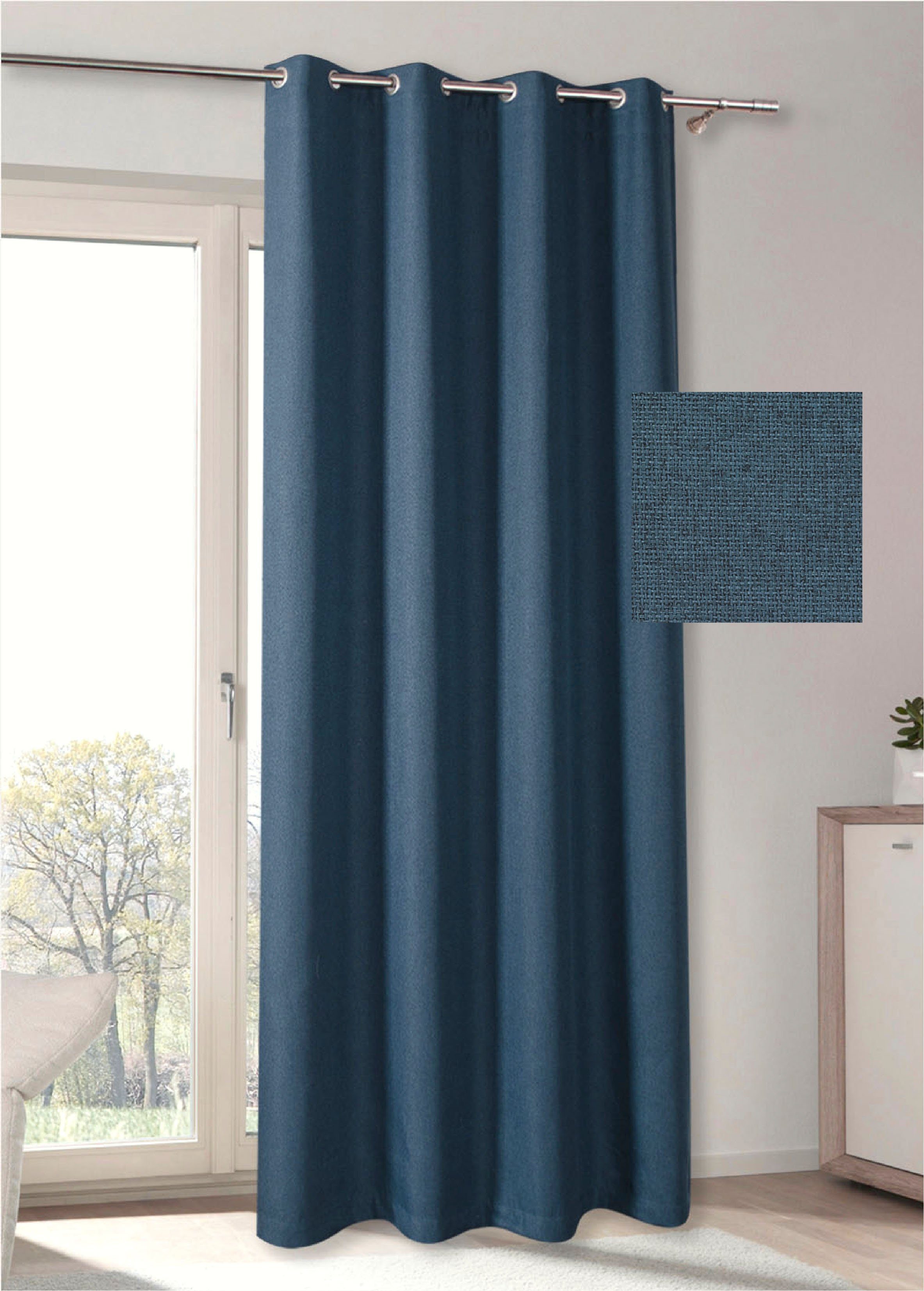 my home Gordijn Milaan ondoorzichtig, verschillende kleuren, 140 x 235, zicht- en lichtbescherming(1 stuk)