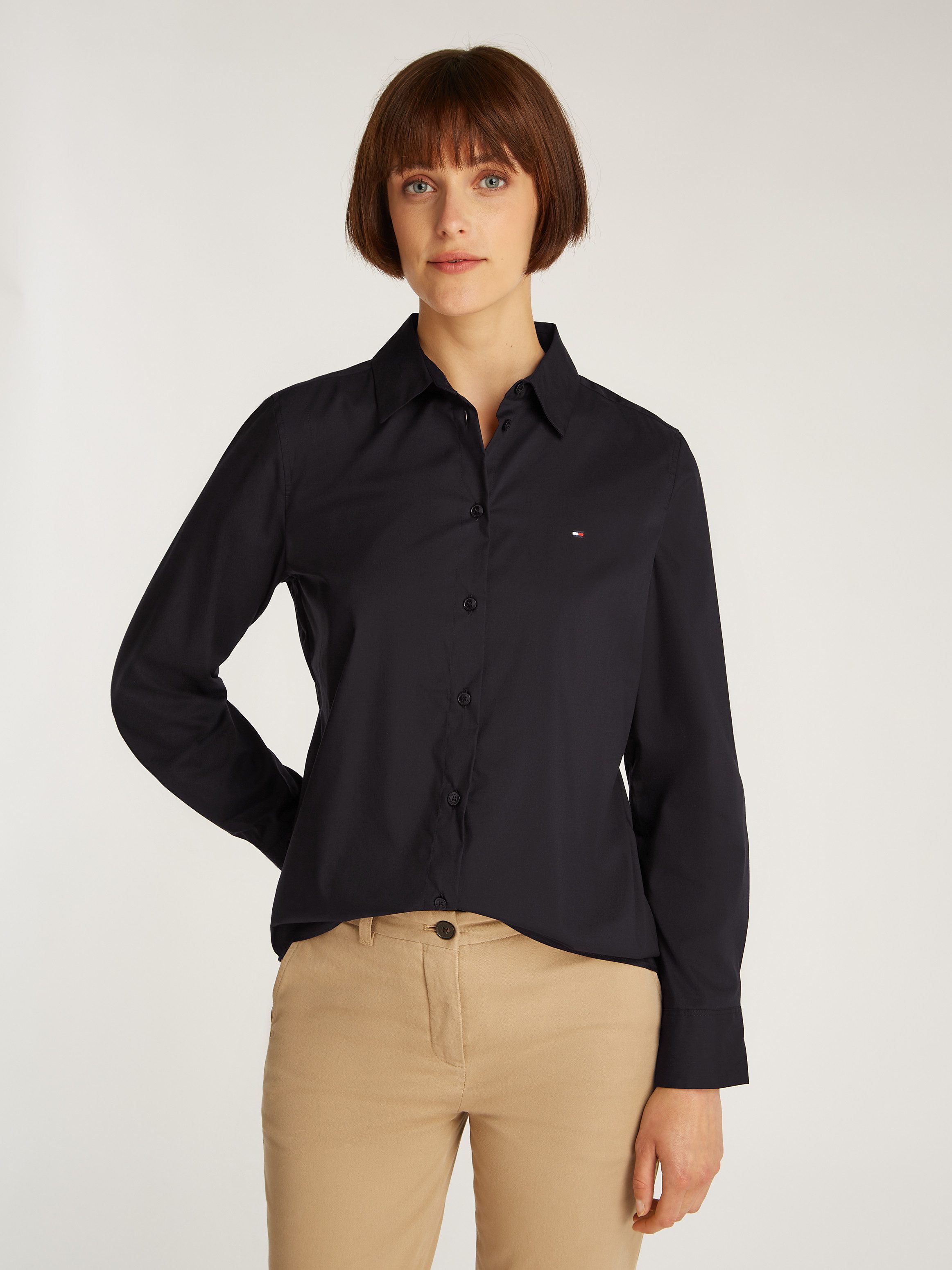 Tommy Hilfiger Overhemdblouse ESS POPLIN REGULAR SHIRT
