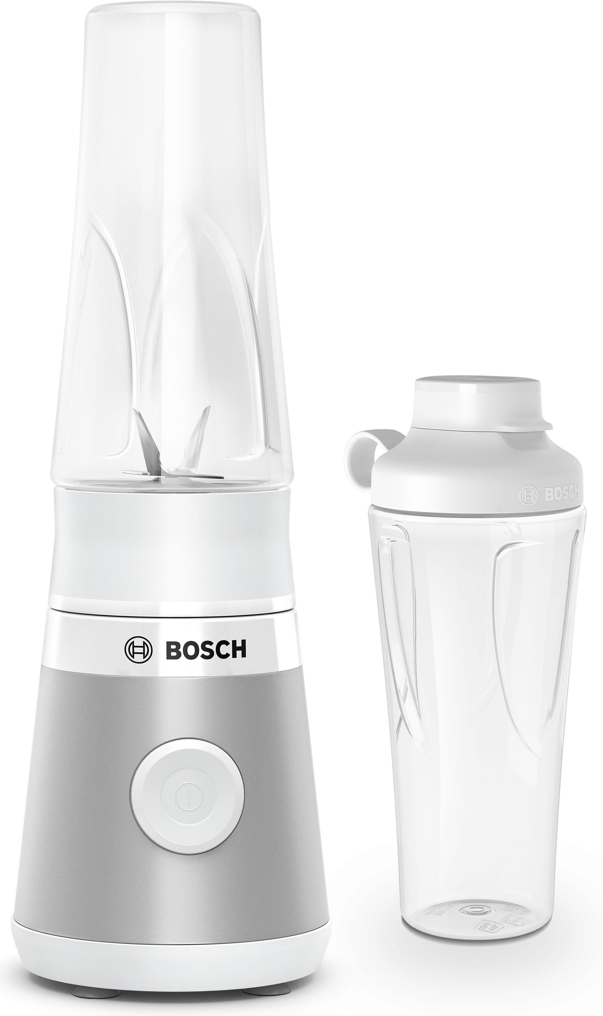 BOSCH Blender MMB2111T Mini, VitaPower Serie 2 ToGo fles van Tritan, drinkdeksel, 4 messen,...