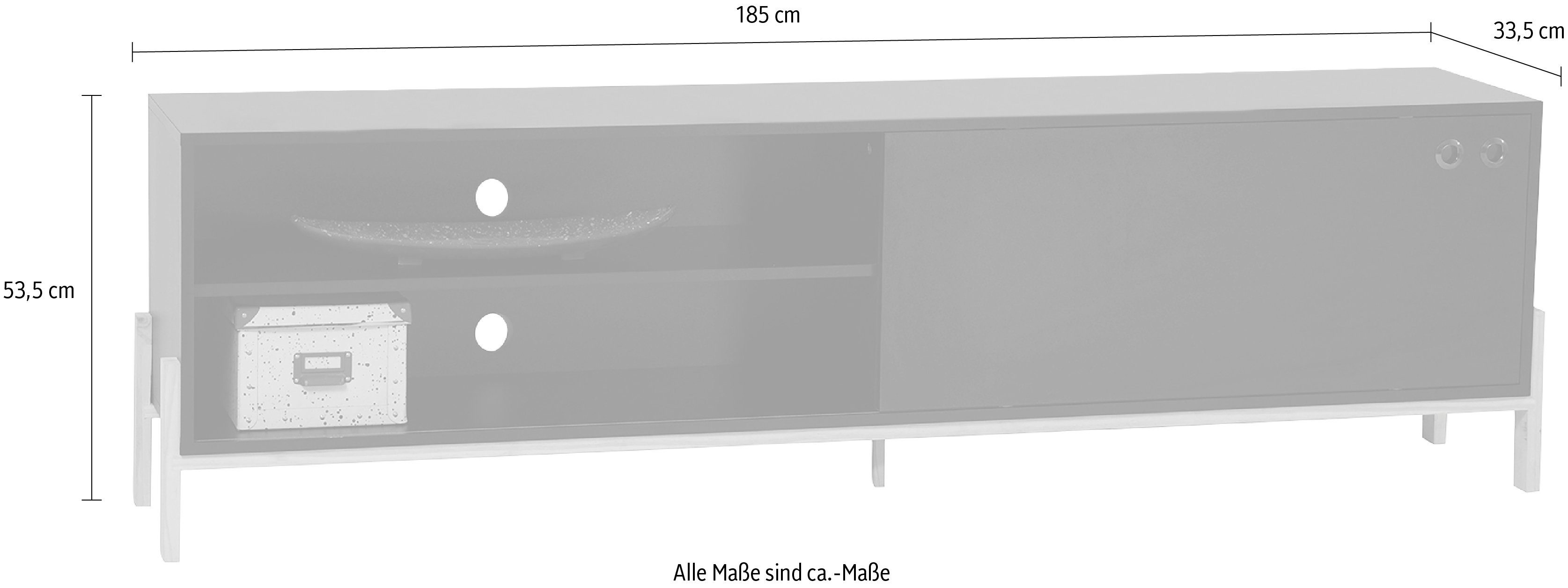 INOSIGN Tv-meubel Melia Commode met kabeldoorvoeren