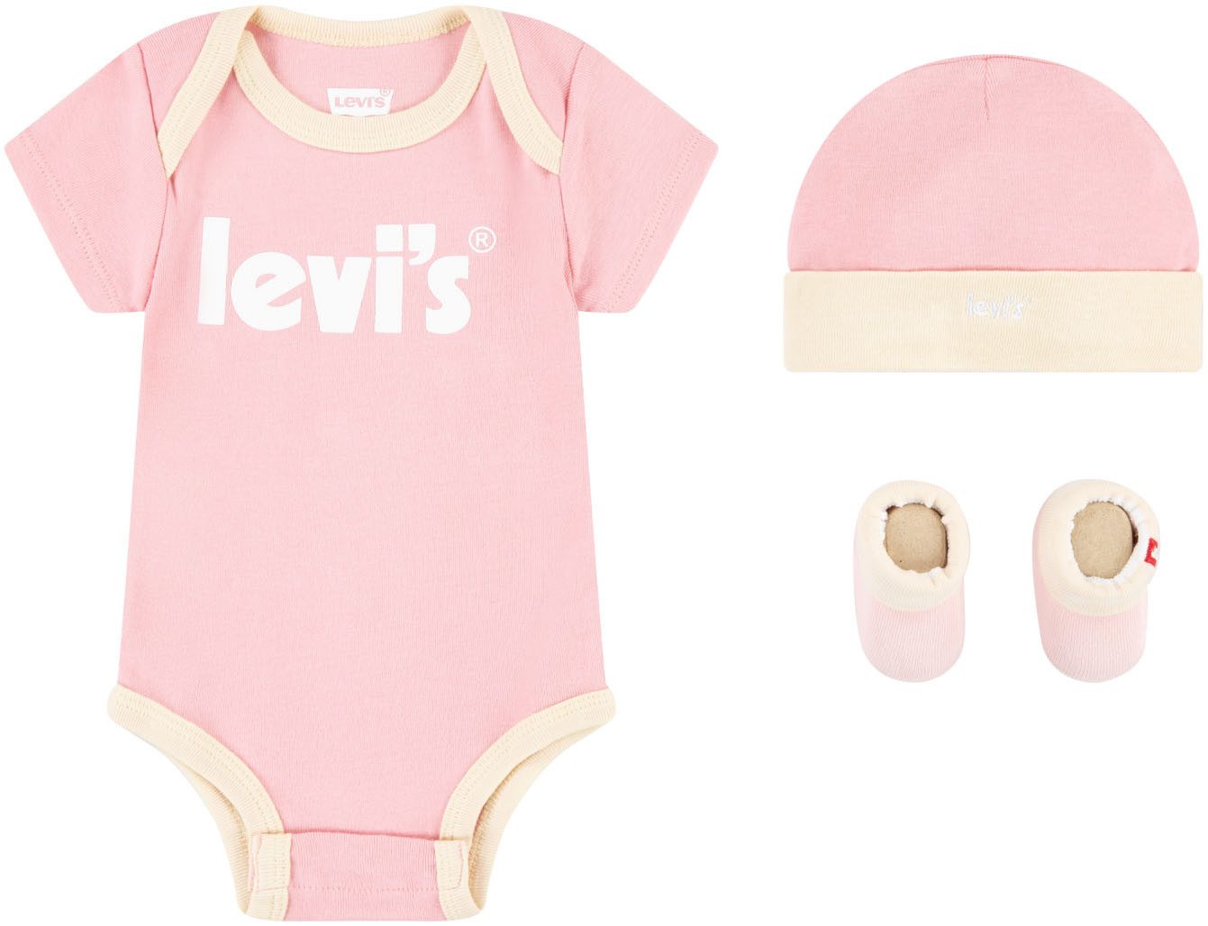 Levi's Kidswear Body Newborn-cadeauset (set, 3-delig)