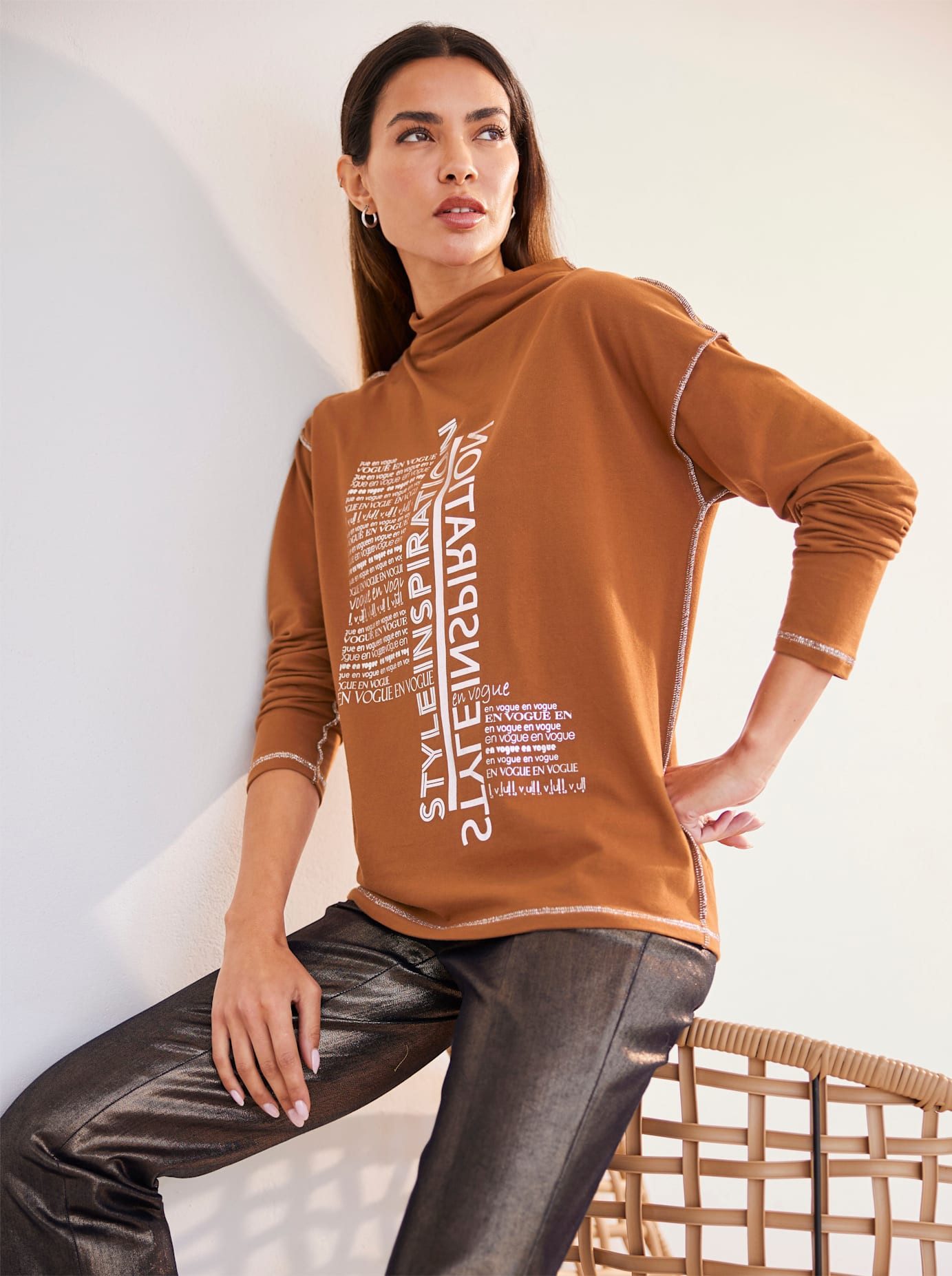 Heine Shirt met lange mouwen Shirt (1-delig)