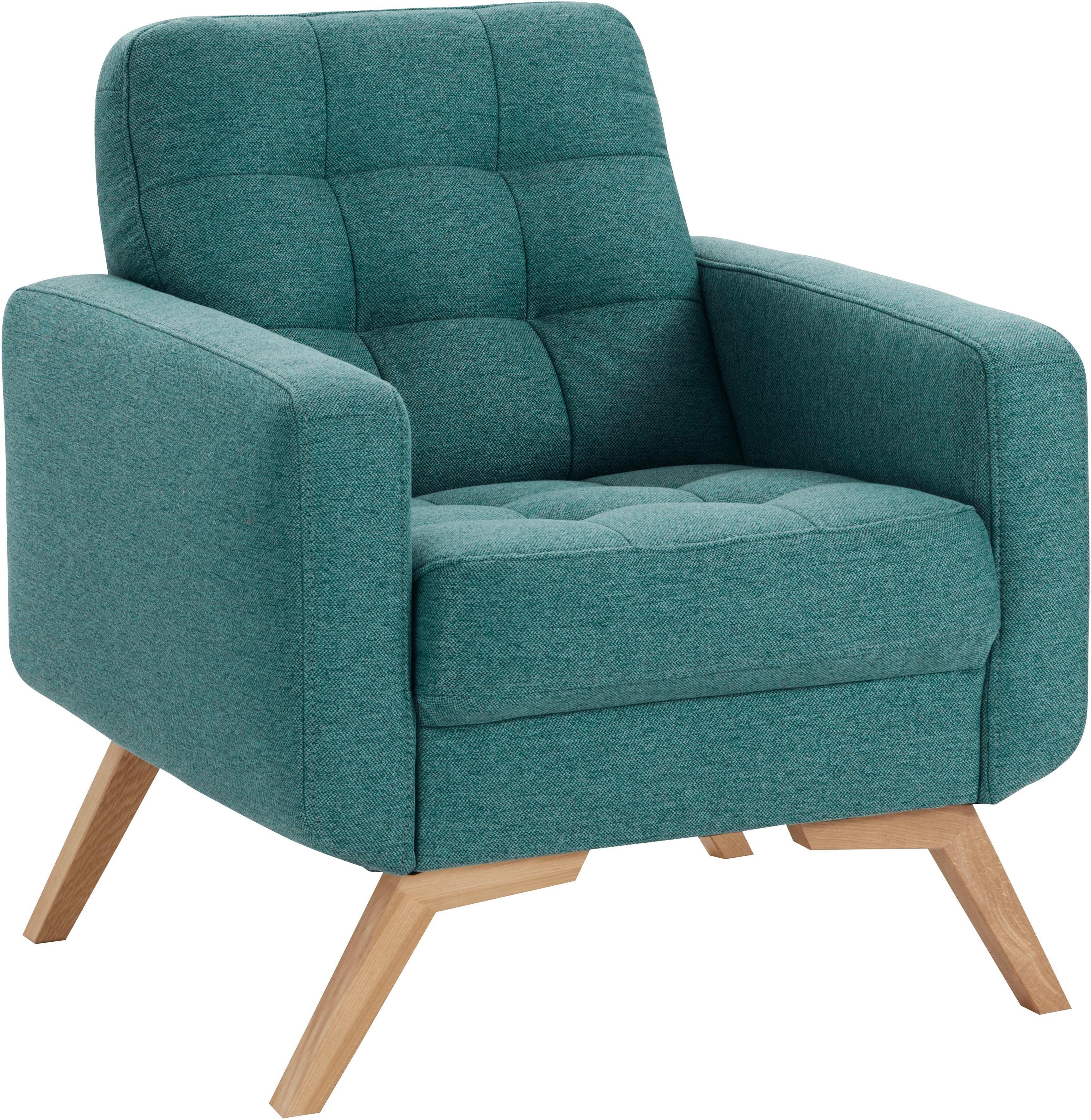 exxpo - sofa fashion Fauteuil Fiord, loungestoel actueel ontwerp, geweldige detailverwerking in de zitting en rug