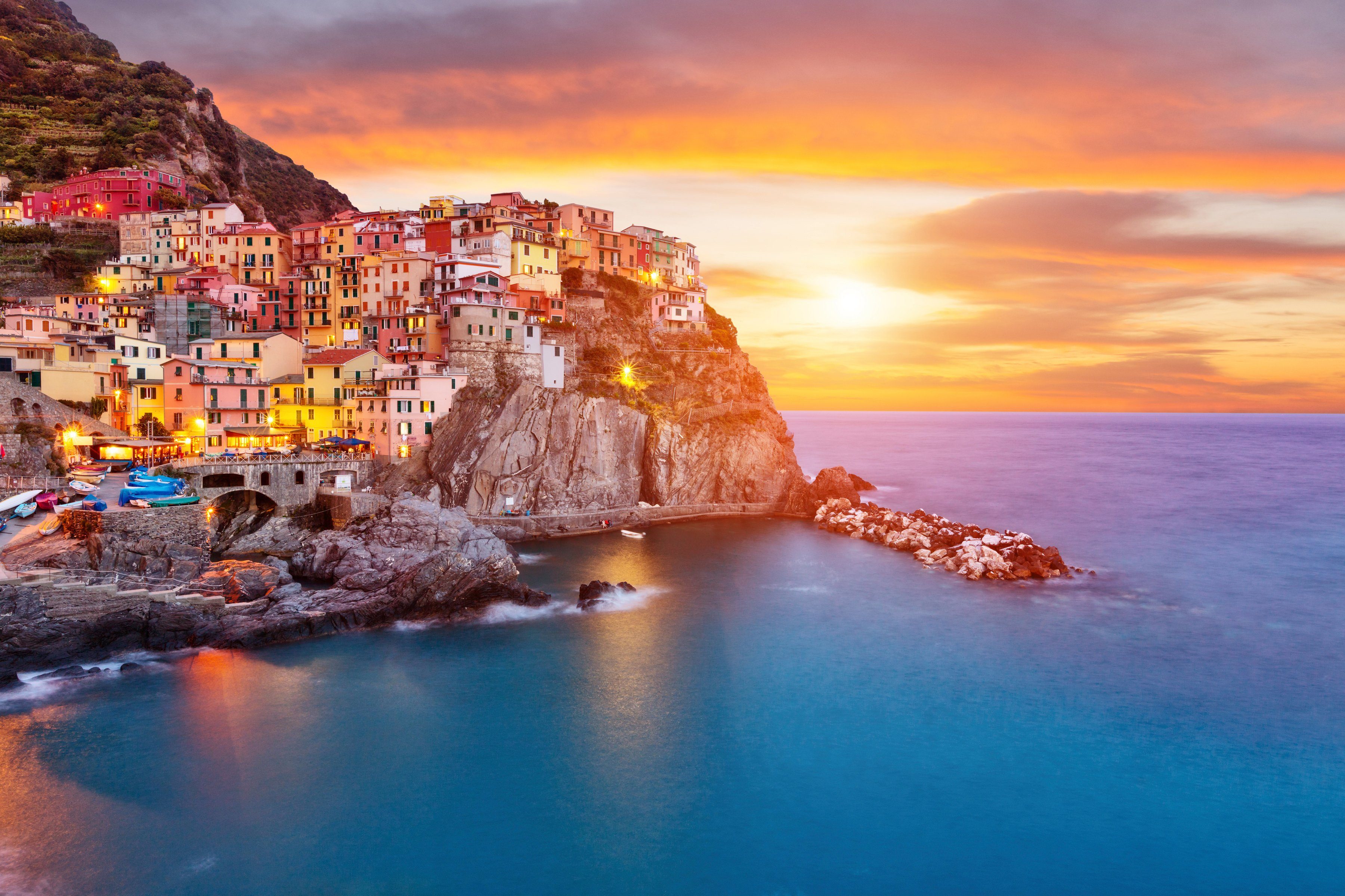 Papermoon Fotobehang Manarola, Cinque Terre Coast