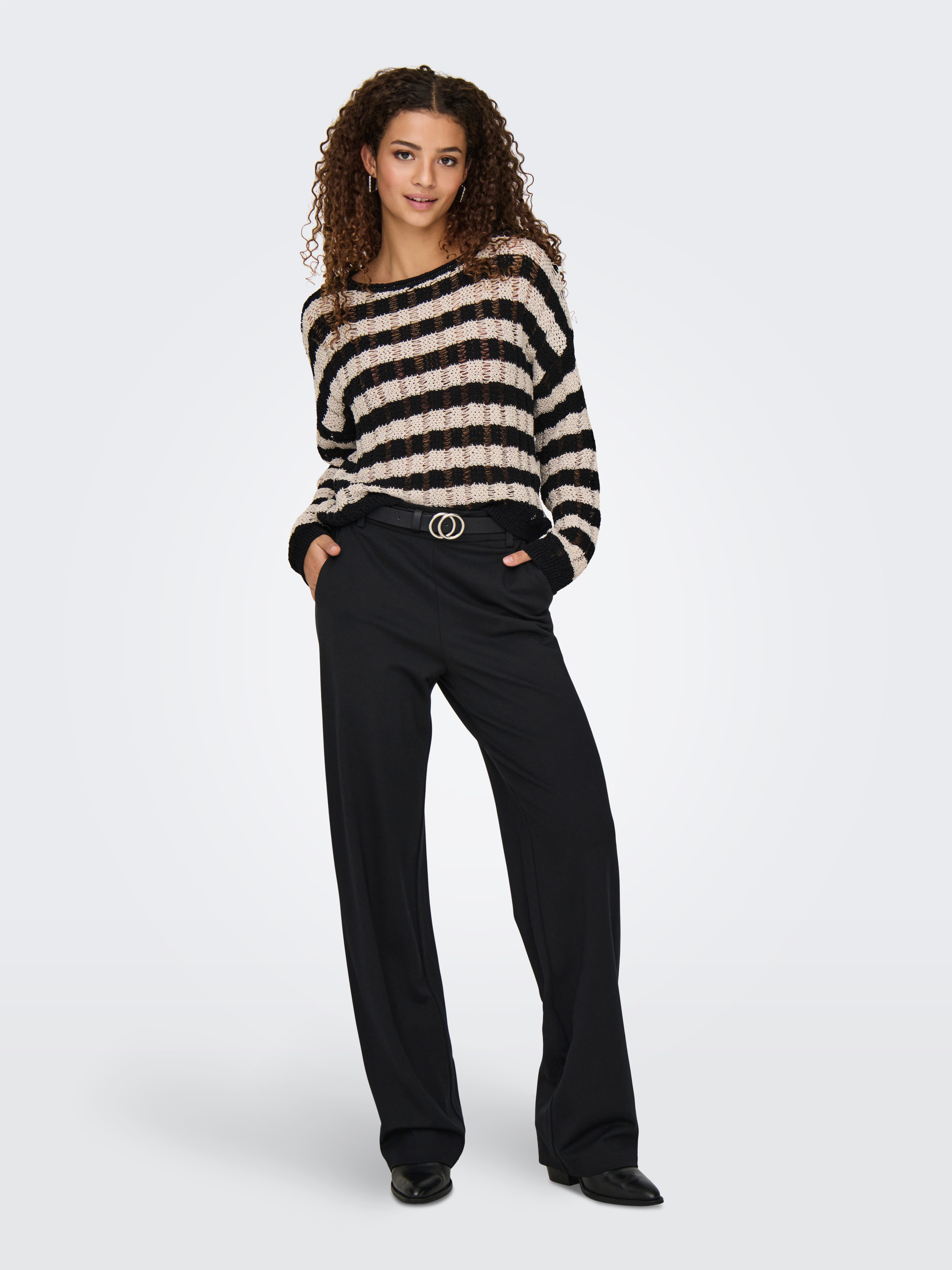 Only Pantalon ONLPOPTRASH LIFE MW STRAIGHT PANT PNT