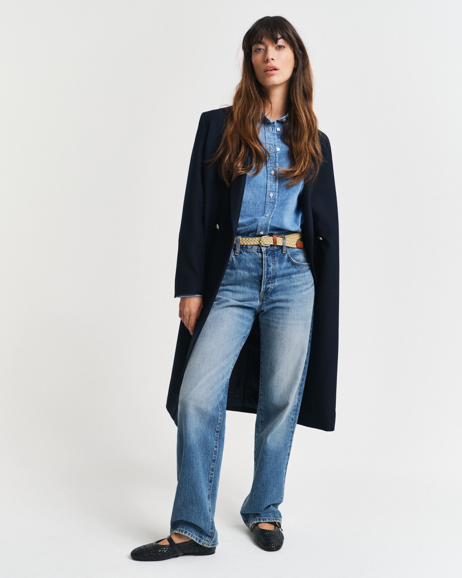 Gant Jeans blouse REG DENIM SHIRT in modieuze wassing