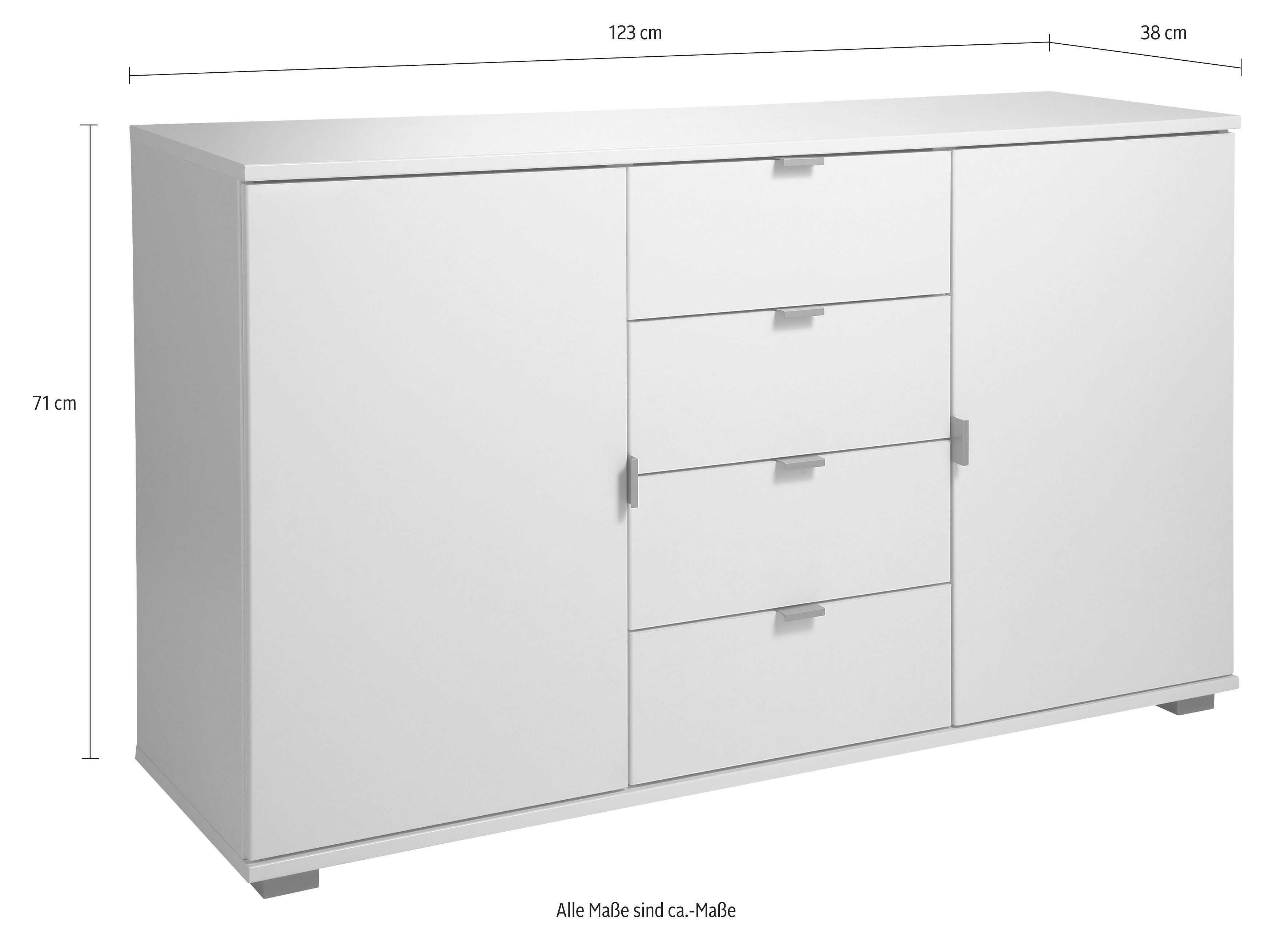 priess Dressoir Breedte 123 cm