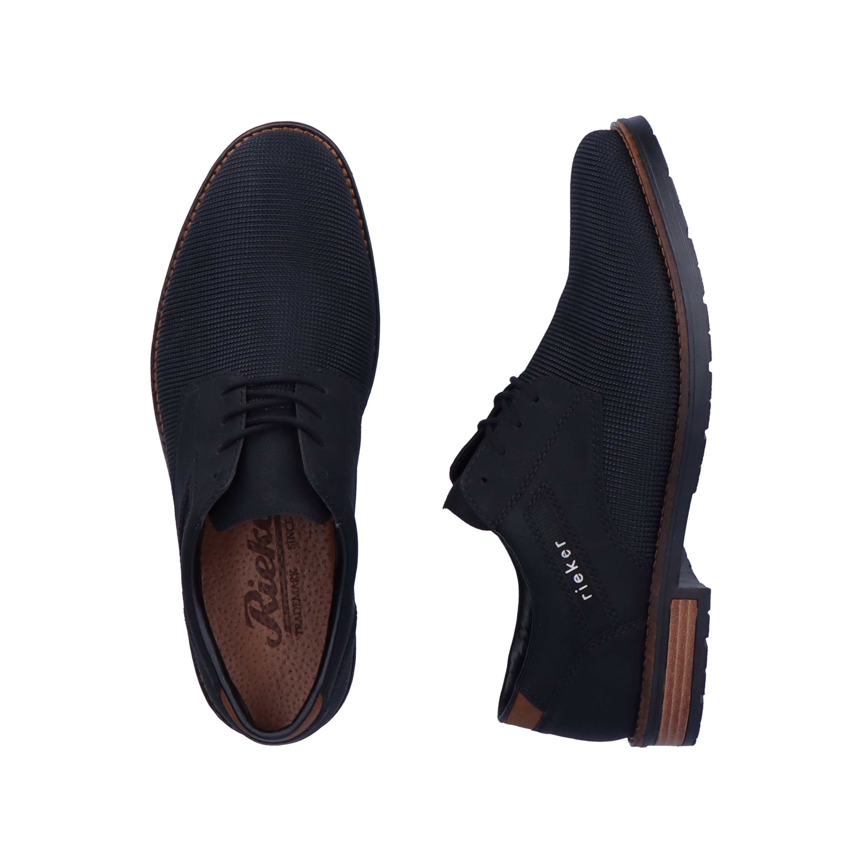 Rieker Veterschoenen in business-look, vrijetijdsschoen, lage schoen, veterschoen