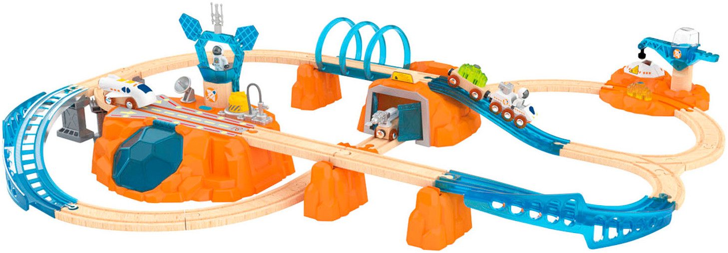 Hape Speelgoed spoorweg Treinset - Mars-verkenning (48-delig)