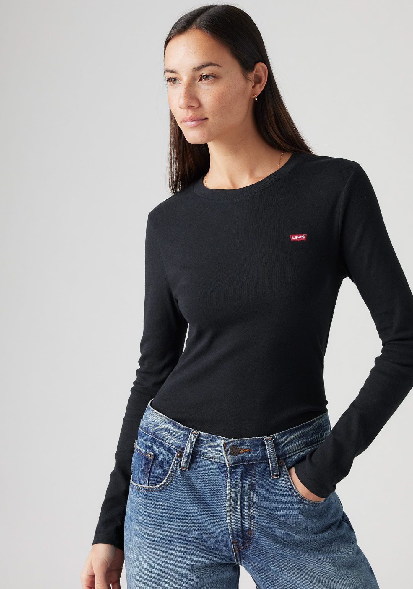 Levi's® Shirt met lange mouwen ESSENTIAL HM LS TEE