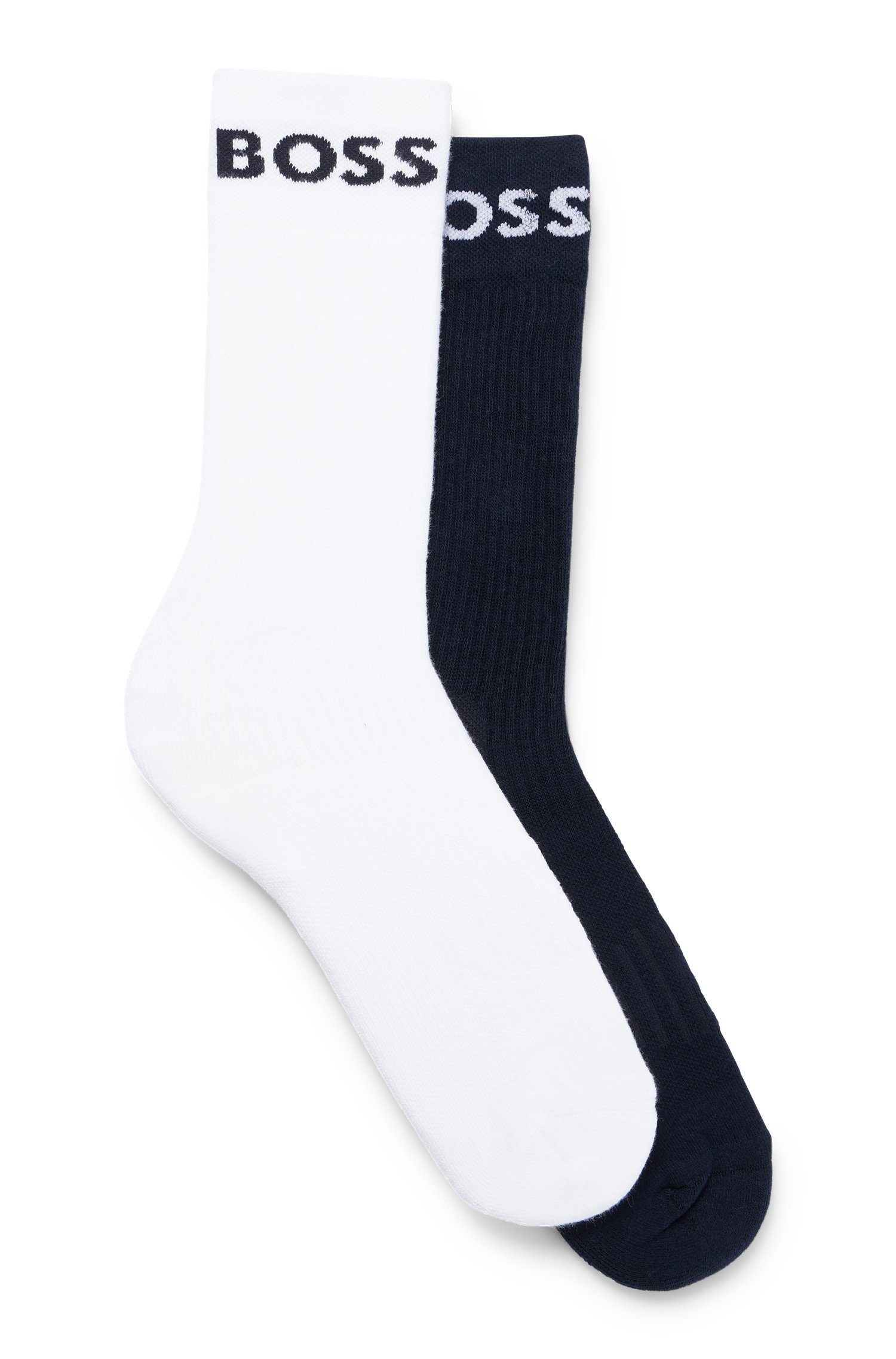 BOSS Sportsokken (set, 2 paar, 2 stuks) heren sportsokken maat 43-46 multicolor