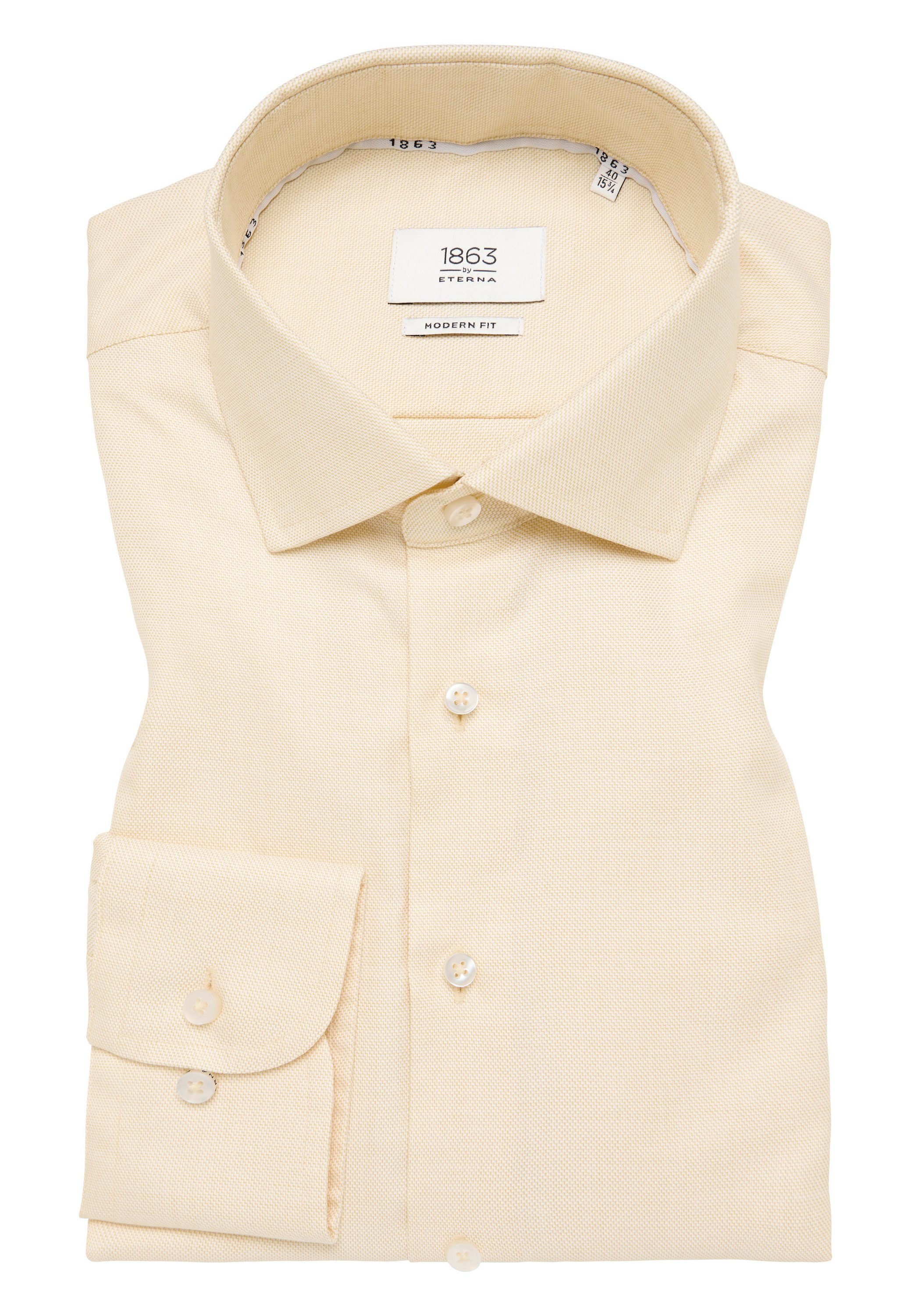 Eterna Overhemd met lange mouwen MODERN FIT NON IRON (strijkvrij)