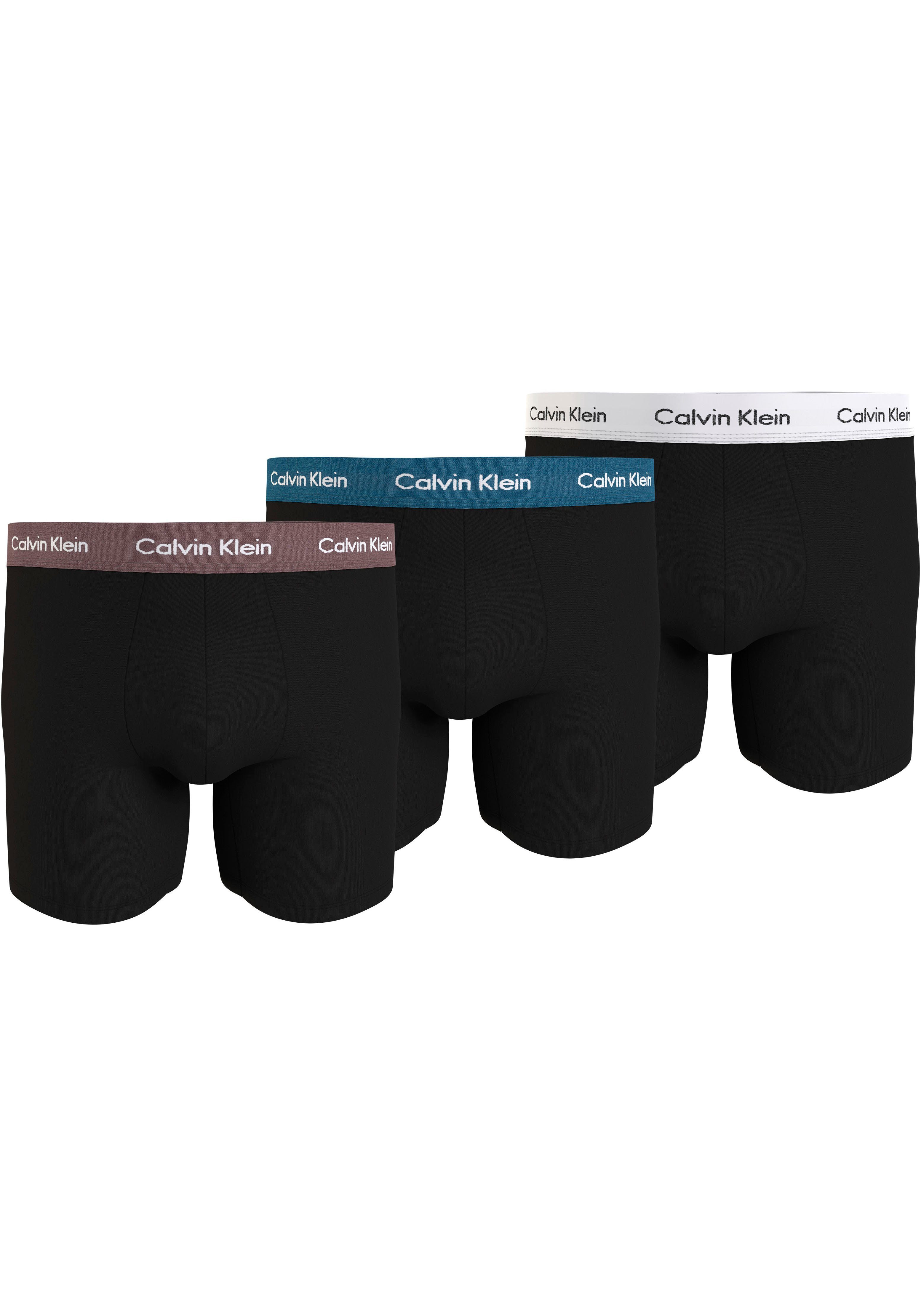 Calvin Klein Boxershort BOXER BRIEF 3PK met -logo op de elastische band (3 stuks)