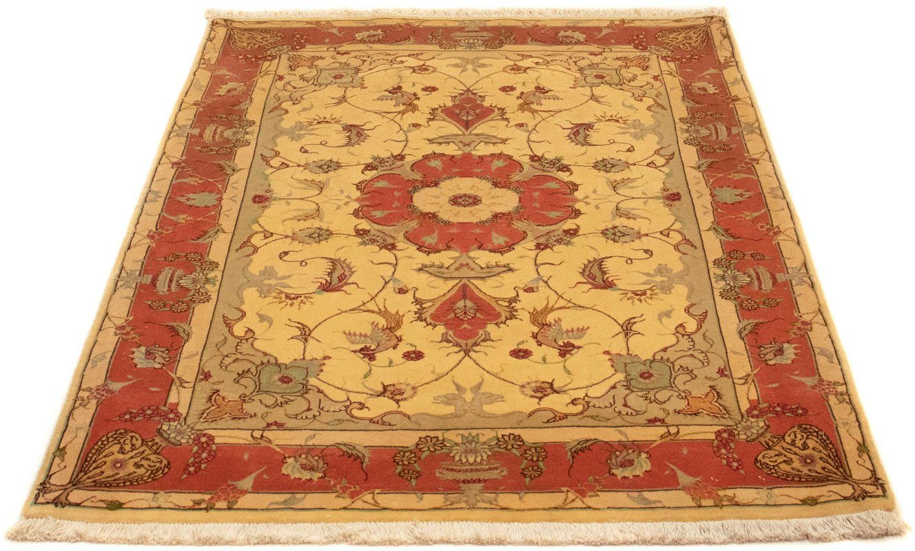morgenland Vloerkleed Täbriz 50 Raj vloerkleed met de hand geknoopt beige handgeknoopt