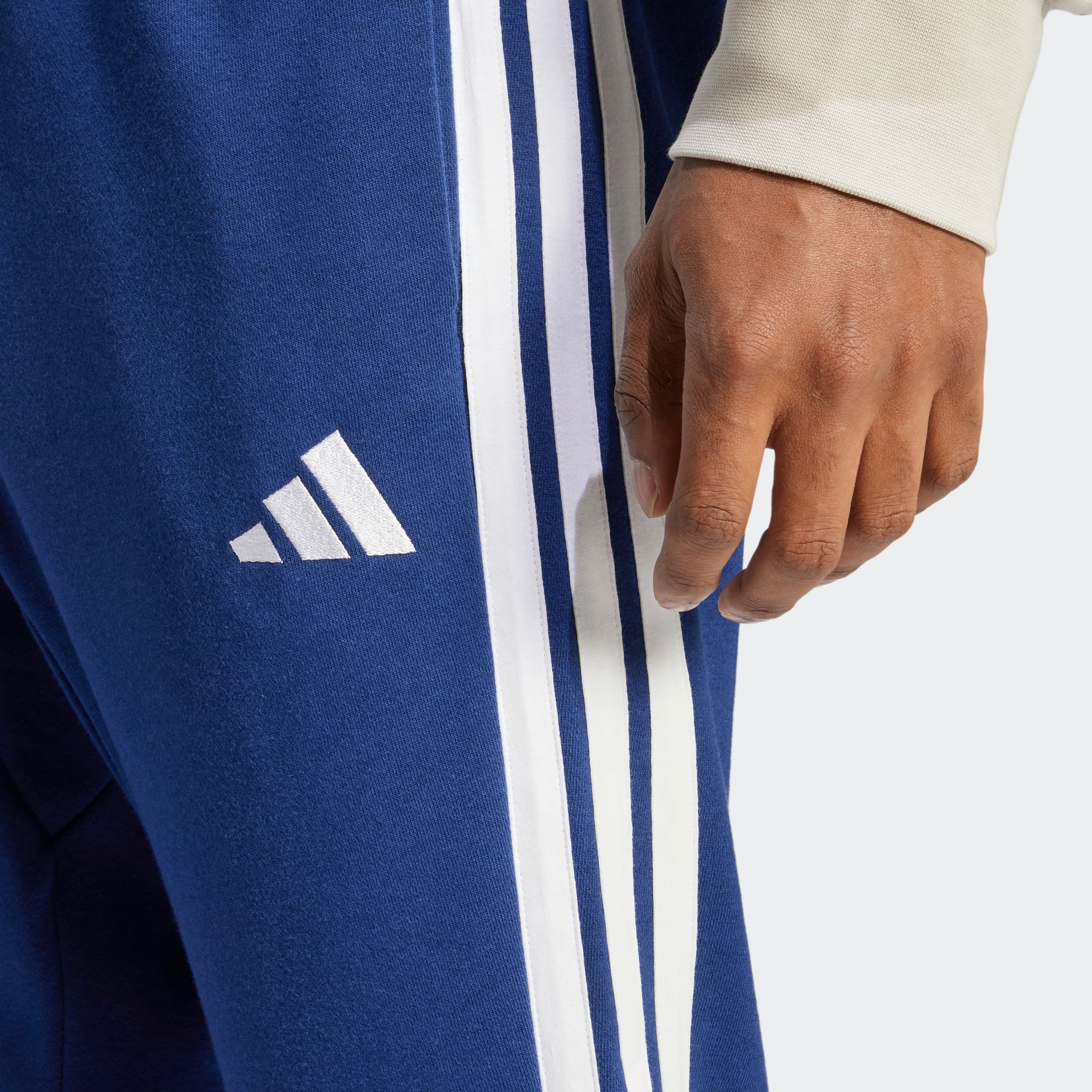 adidas Sportswear Sportbroek M 3S FT TC PT Joggingbroek van zacht French Terry materiaal (1-delig)