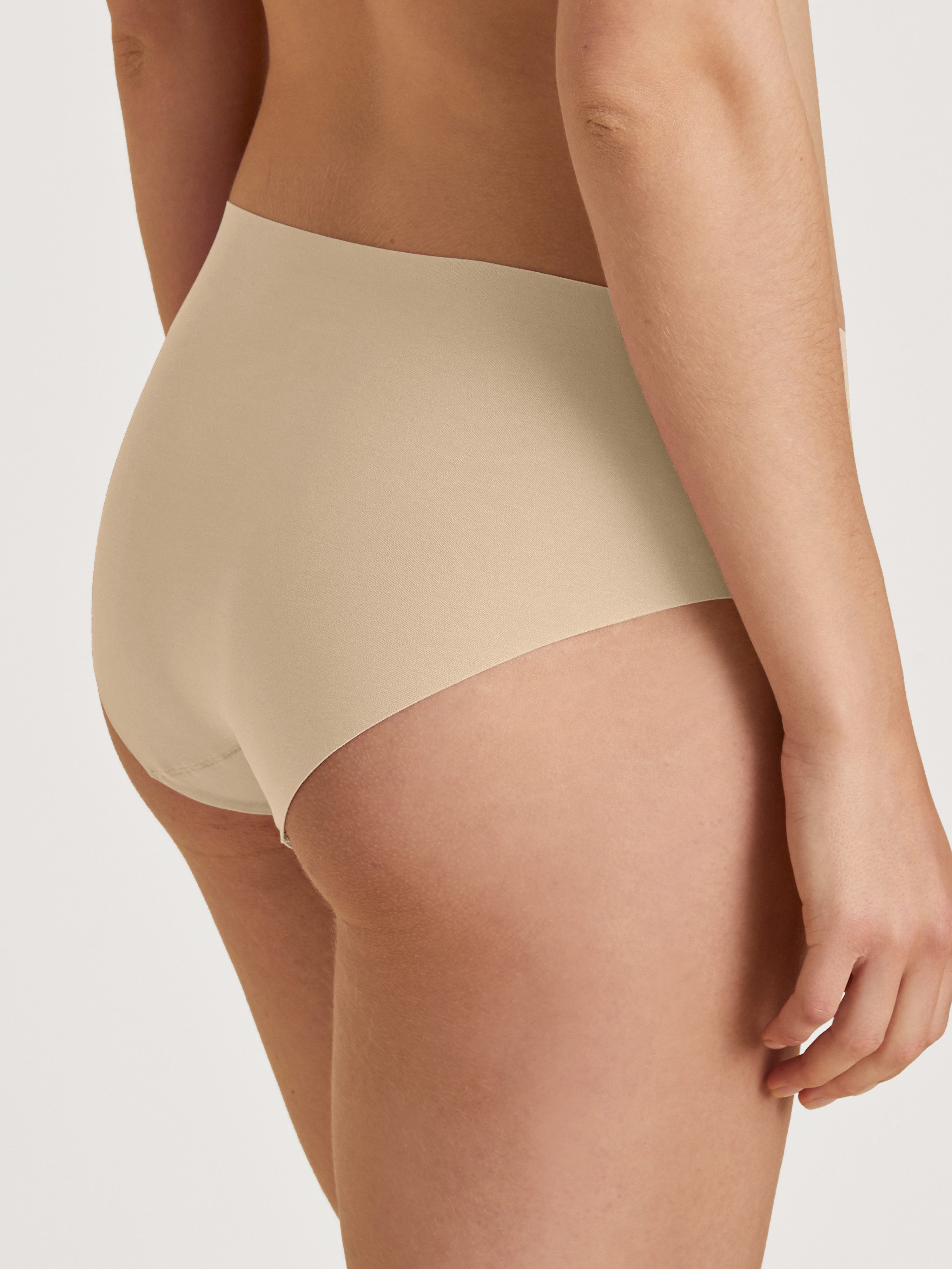 CALIDA Midislip zijdezacht, ademend, interlock-kwaliteit, cleane look