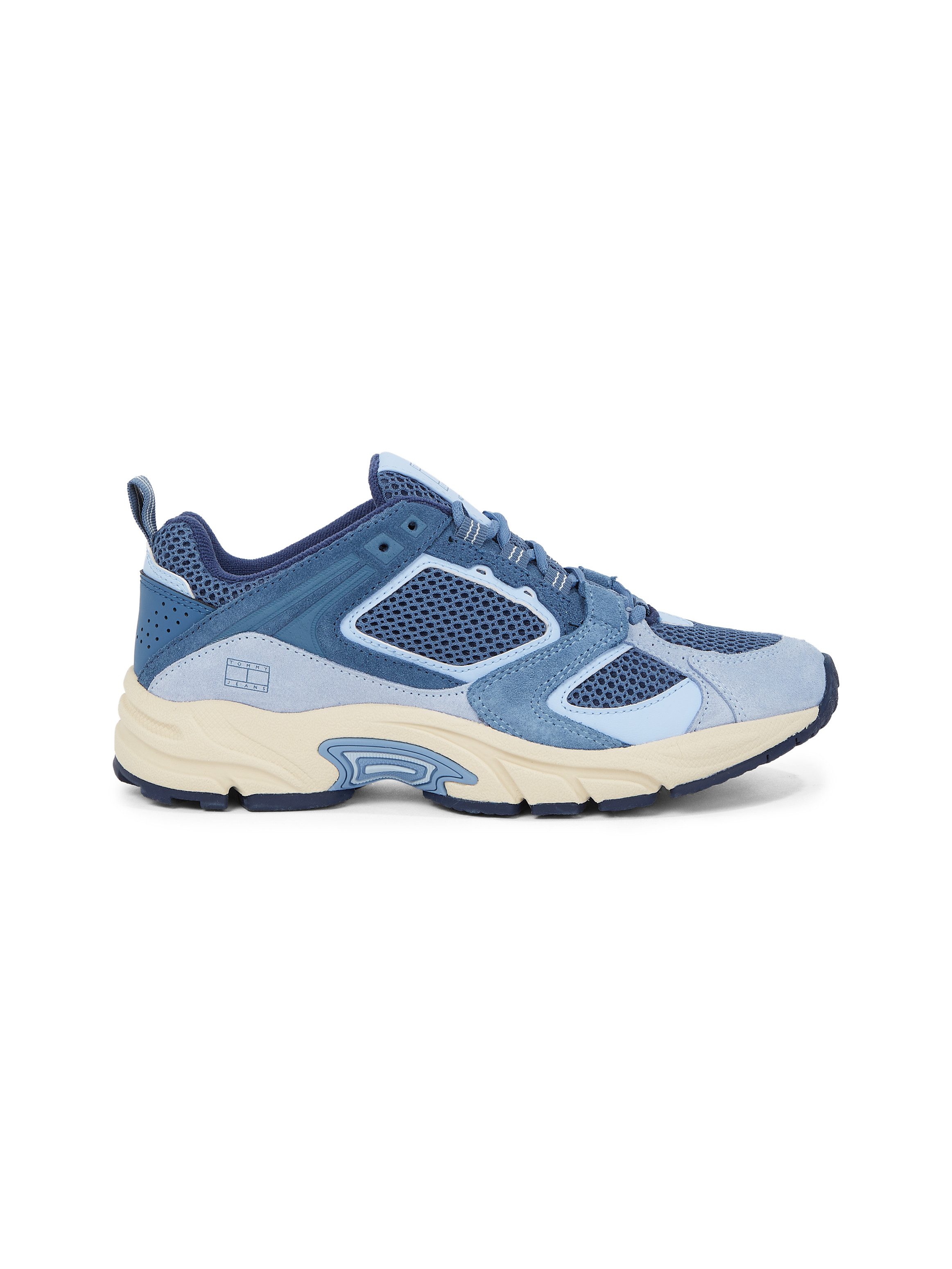 TOMMY JEANS Sneakers met sleehak ARCHIVE'97 , lente-schoen, lage schoen, veterschoen met logo op de tong
