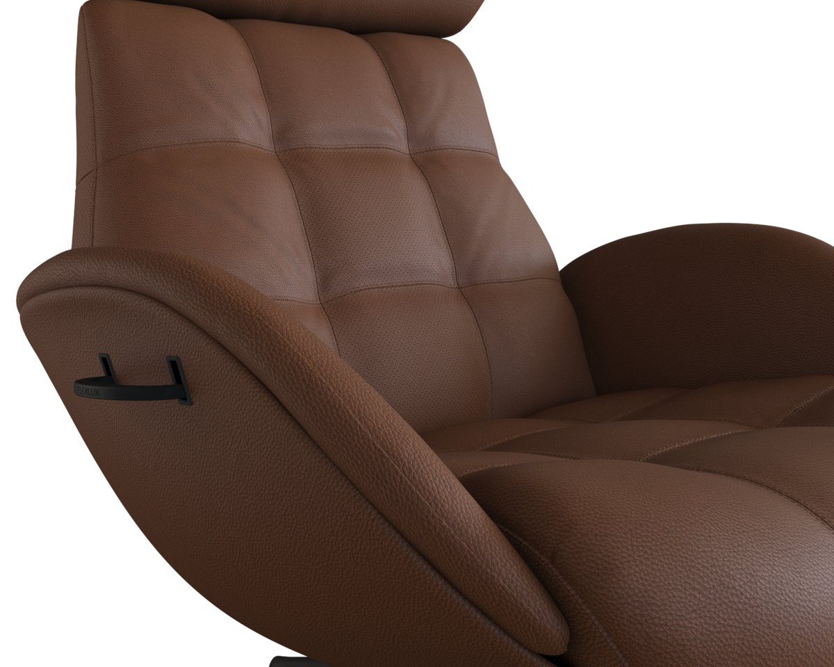 FLEXLUX Relaxfauteuil Chester, functionele stoel, gestoffeerde stoel, armleuningen, TV-fauteuil