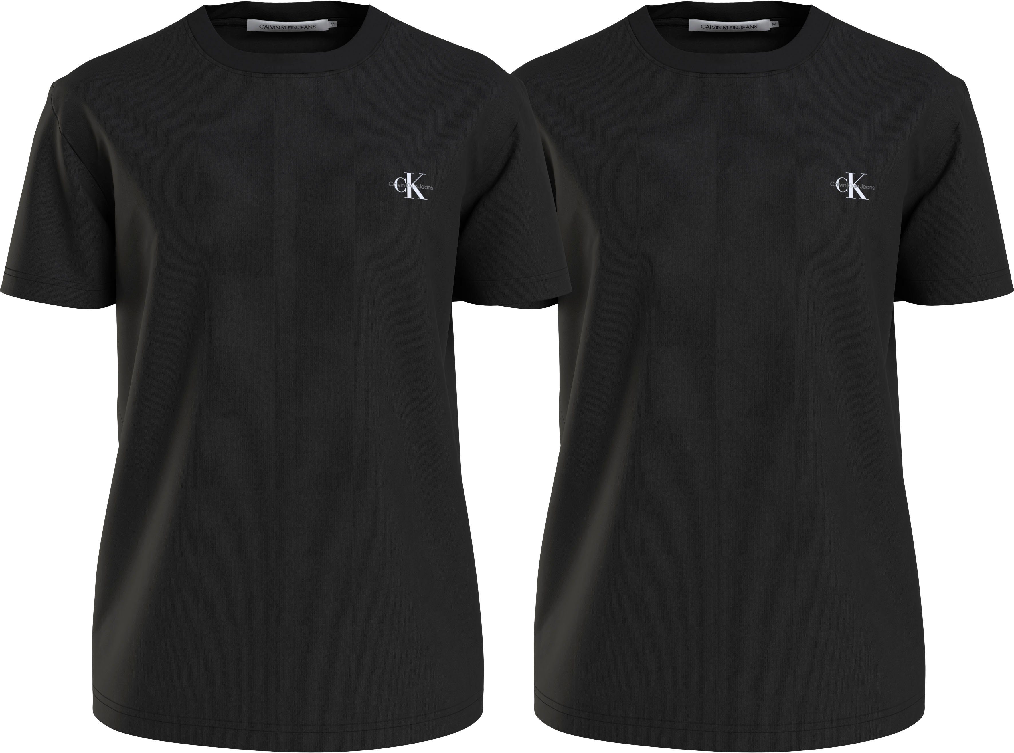 Calvin Klein T-shirt 2 PACK MONOLOGO (Set van 2)