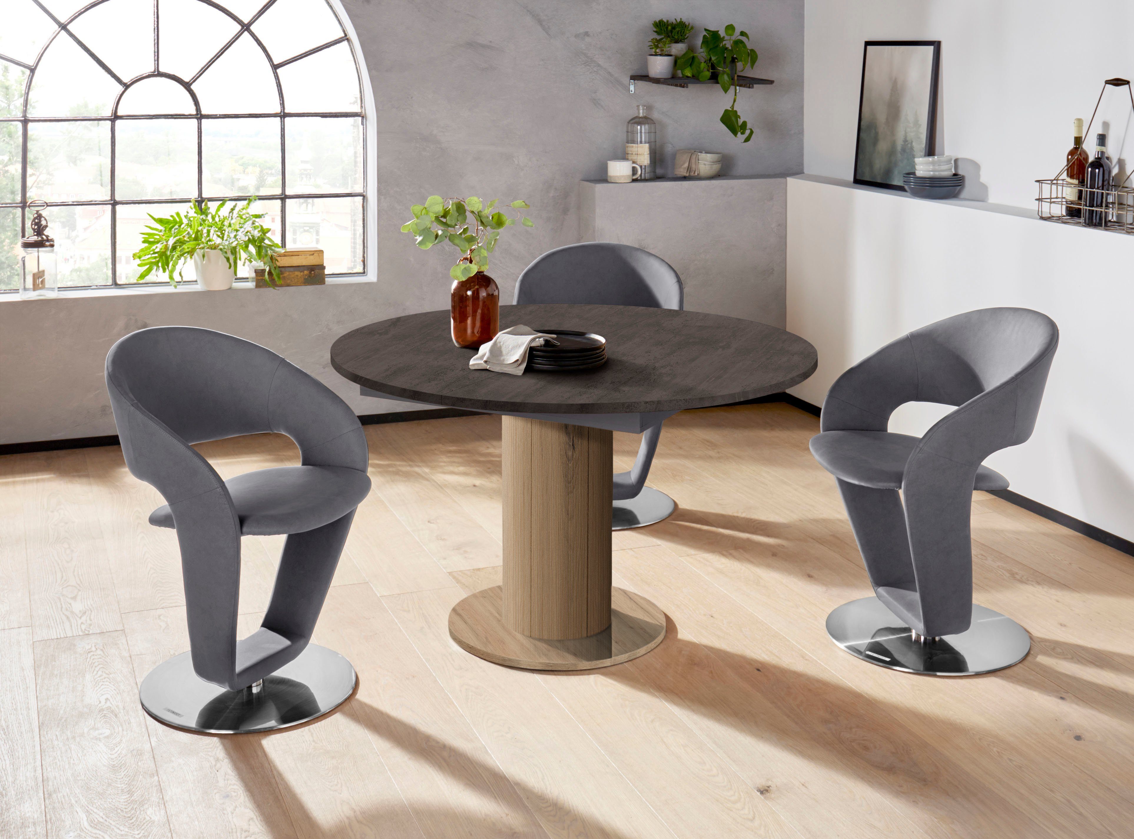Mäusbacher Eettafel ronde, onderstelkolom