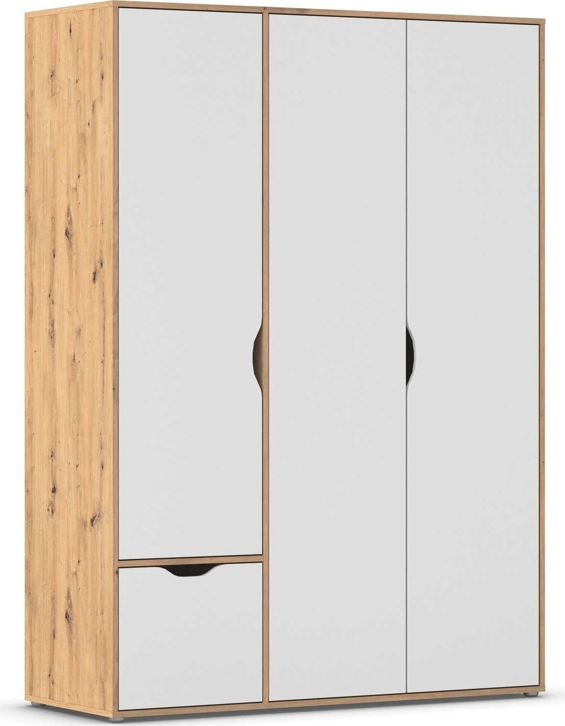 Rauch Draaideurkast Kledingkast Kast Garderobe Wasmand NARAI met Laden Greefaansluitingen voor een greeploze look TOPSELLER MADE IN GERMANY