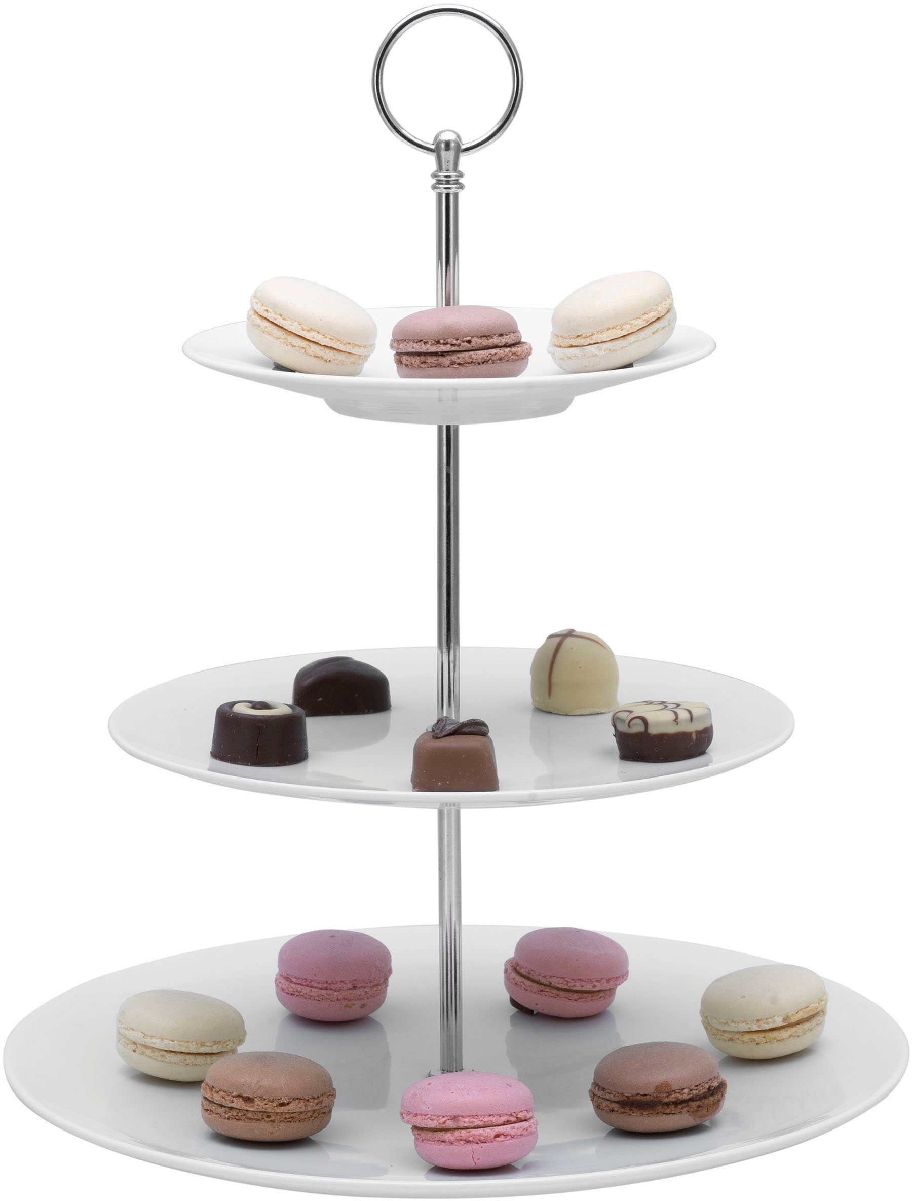 CreaTable Etagère voor het serveren en presenteren, wit