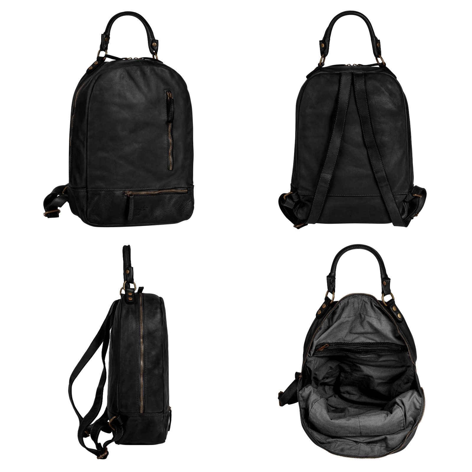 Samantha Look Rugzak echt leer, made in italy