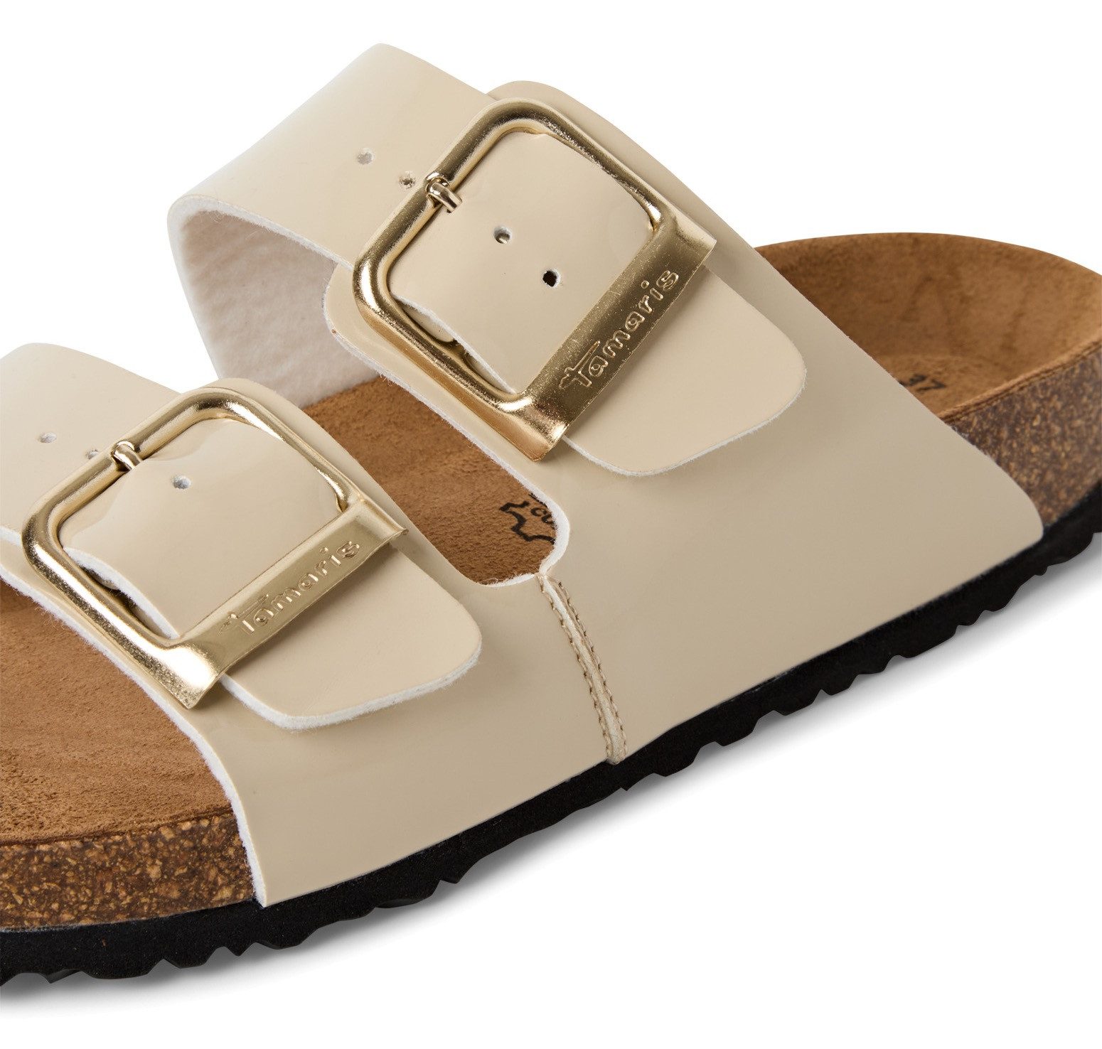 Tamaris Slippers zomerschoen, slippers met gepolsterde binnenzool