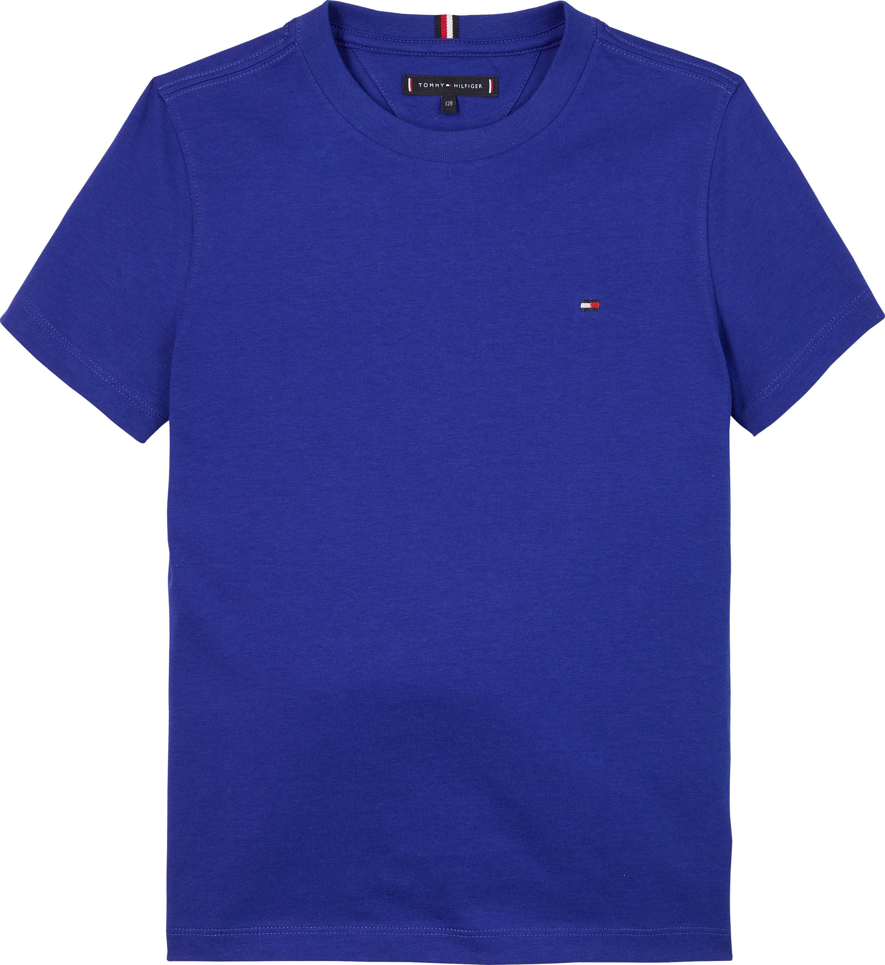Tommy Hilfiger T-shirt ESSENTIAL COTTON TEE S/S jongens t-shirts maat 92 blauw