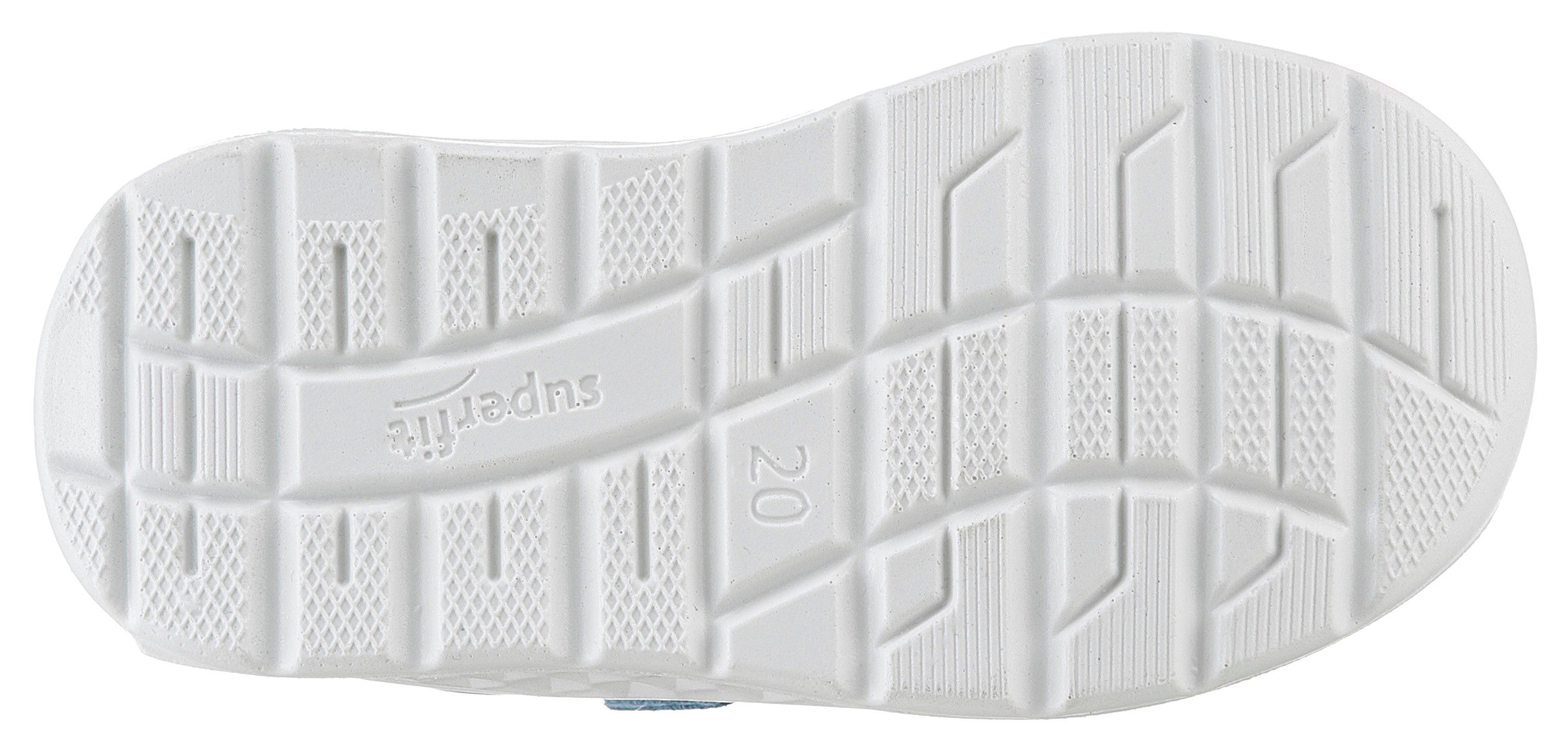 Superfit Klittenbandschoenen BREEZE WMS: middel Sneaker met halfhoge schacht, maat sjabloon om te downloaden