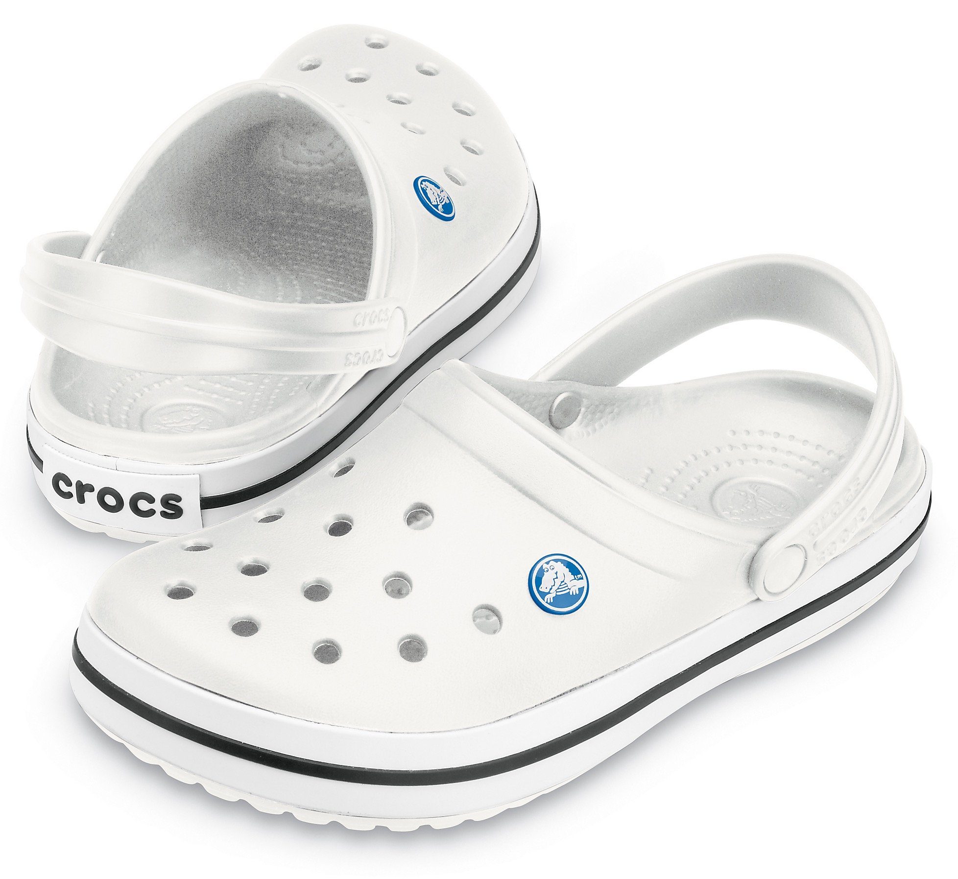 Crocs Clogs Crocband Clog zomerschoen, slippers, pantoffel met twee kleuren loopzool