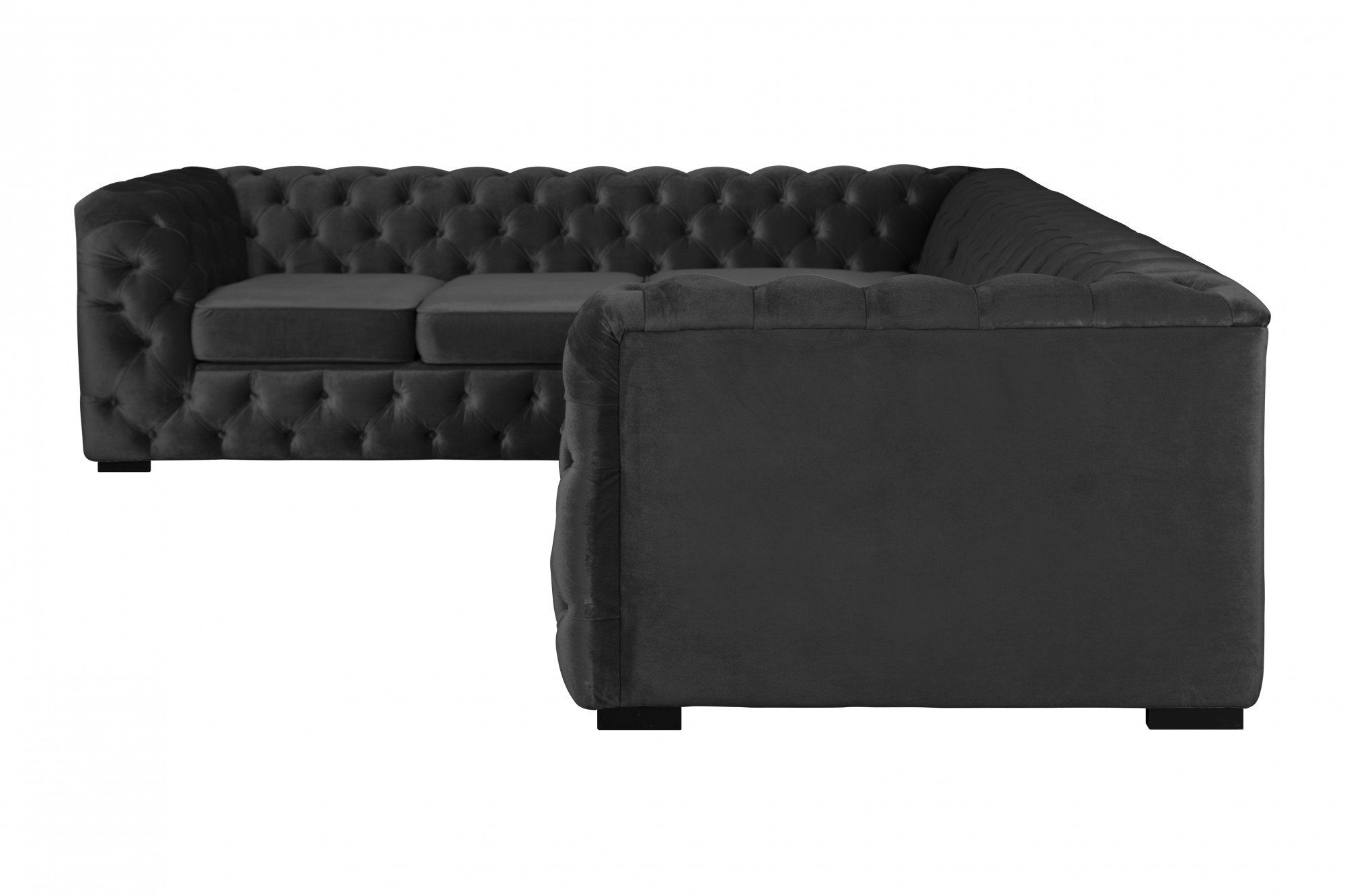 Guido Maria Kretschmer Home&Living Chesterfield-bank KALINA L-vorm hoogwaardig chesterfield design, zeer hoogwaardige afwerking